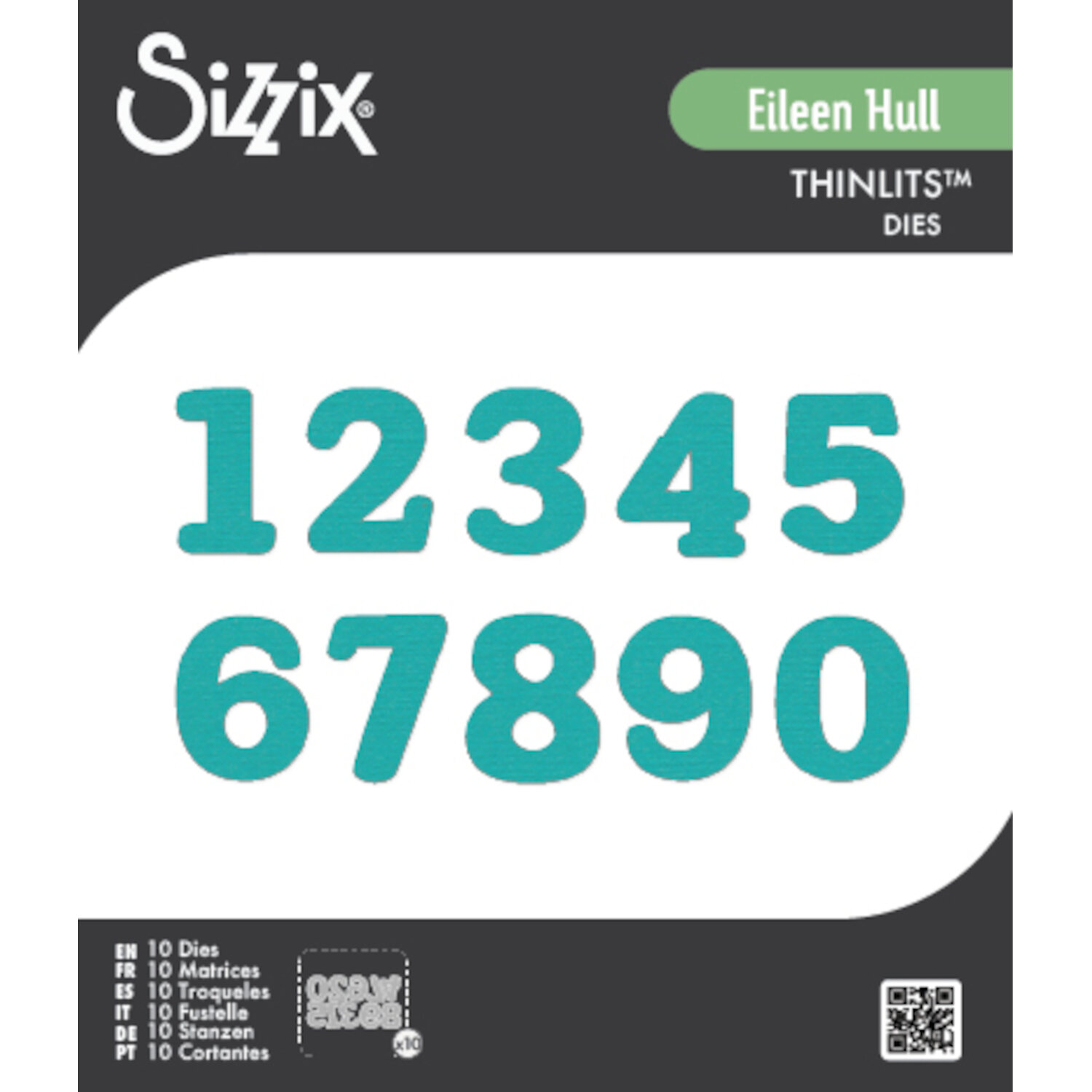 Thinlits Die Set Nora Numbers 10-teilig von idee. Creativmarkt 