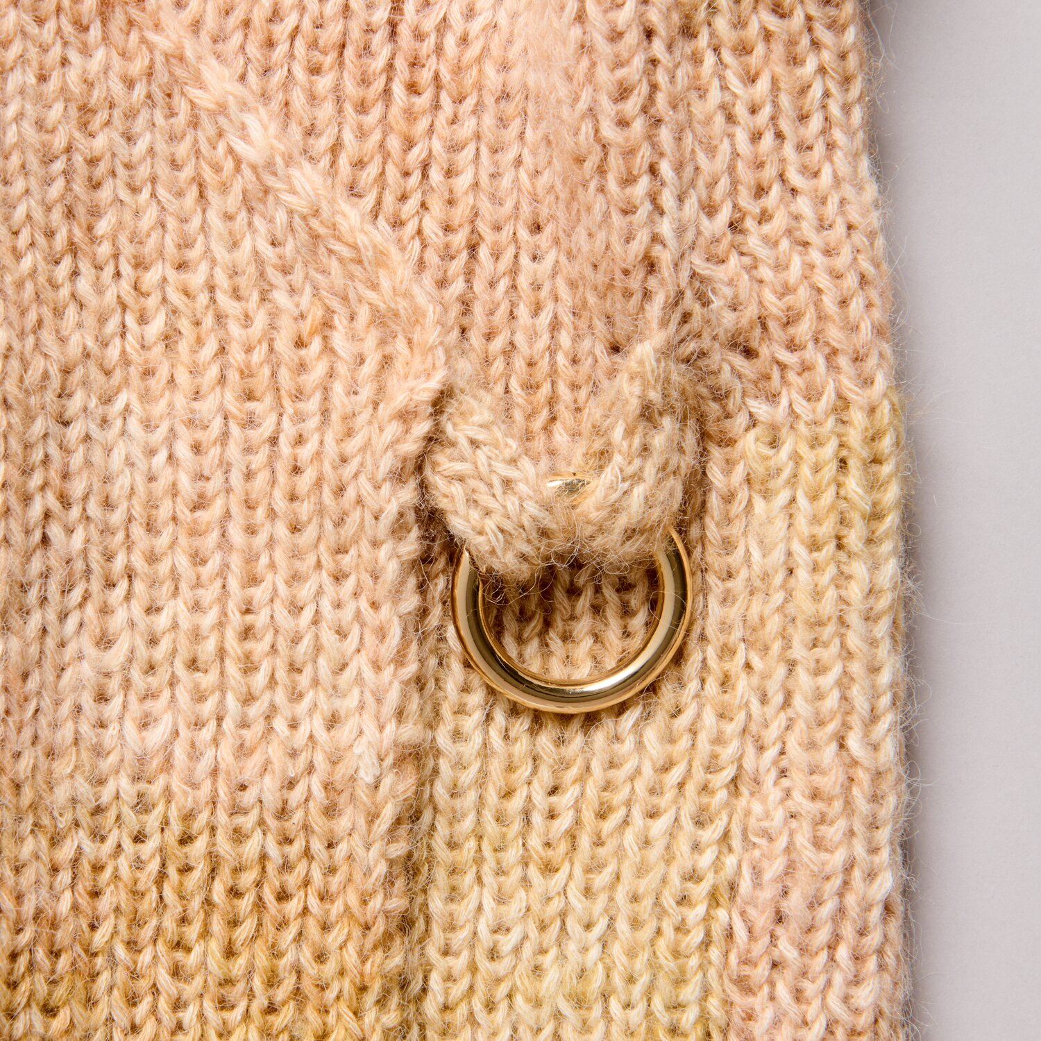Karabiner-Ring Ø3,5cm Farbe Gold von Rico Design