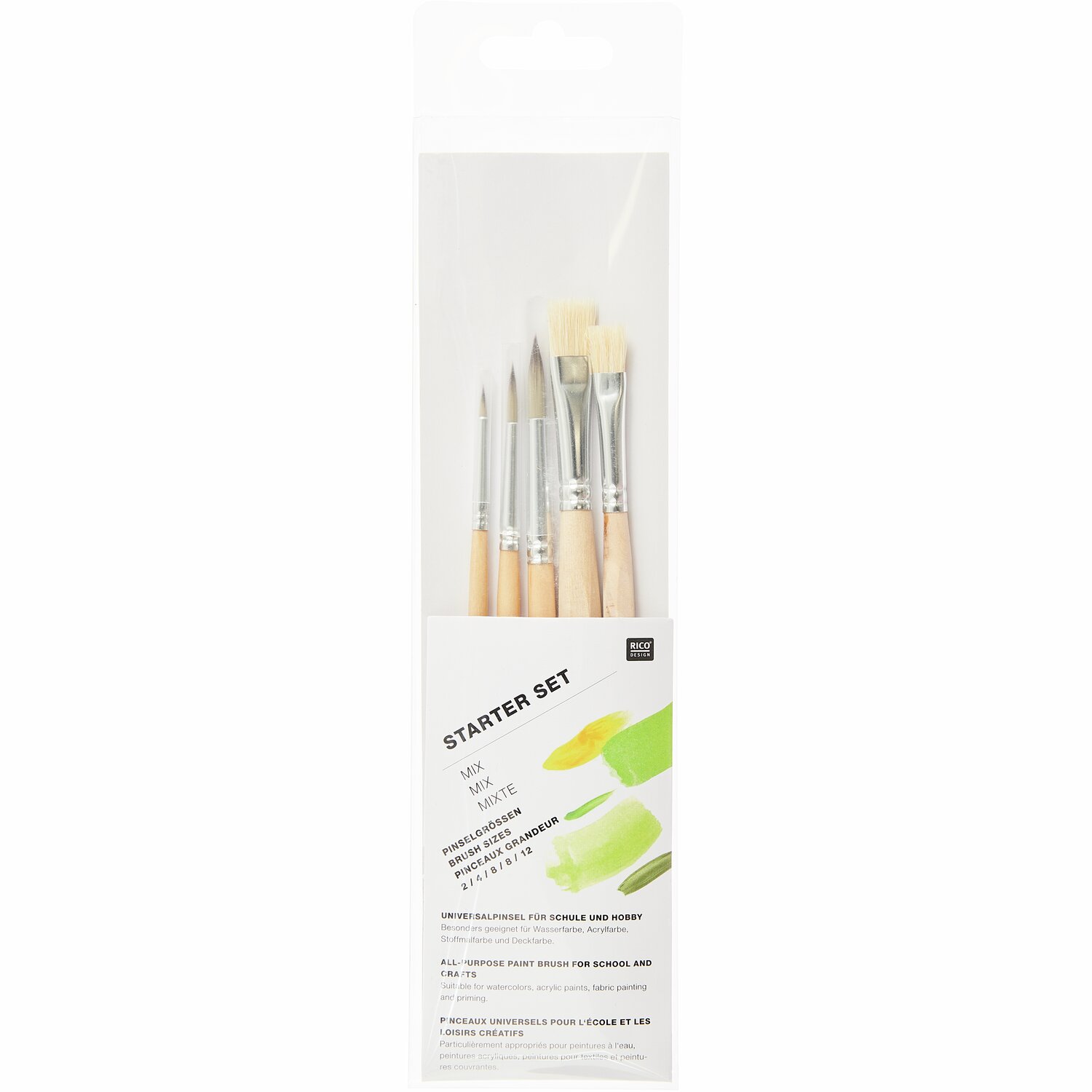 Starterset Pinsel Mix2 5-teilig von Rico Design