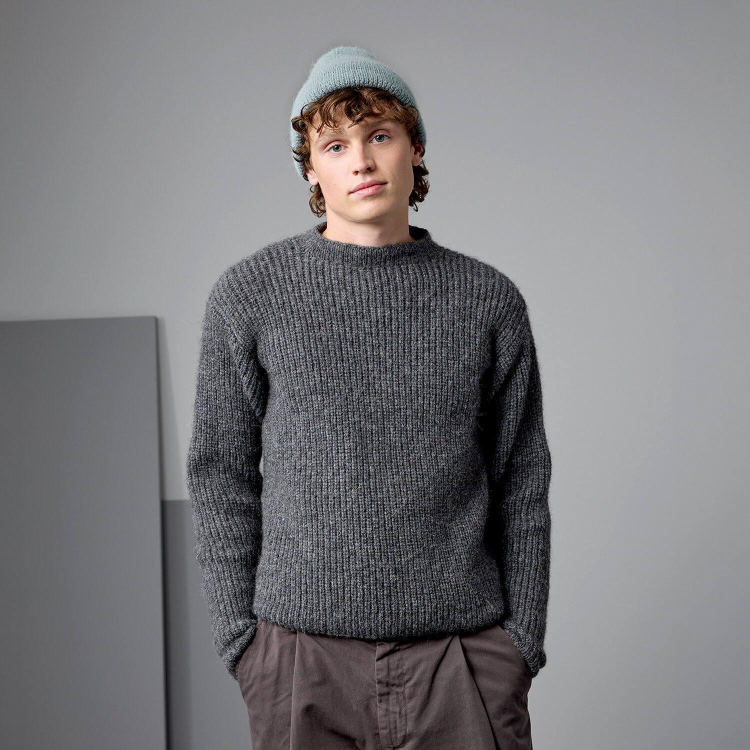 Strickanleitung Herrenpullover aus Alpaca Superfine aran von idee. Creativmarkt 