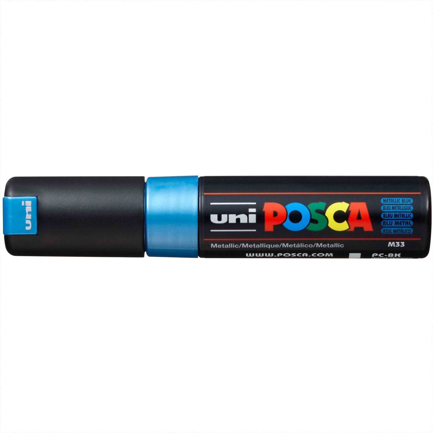 uni POSCA-Marker PC-8K 8mm Blau-Metallic