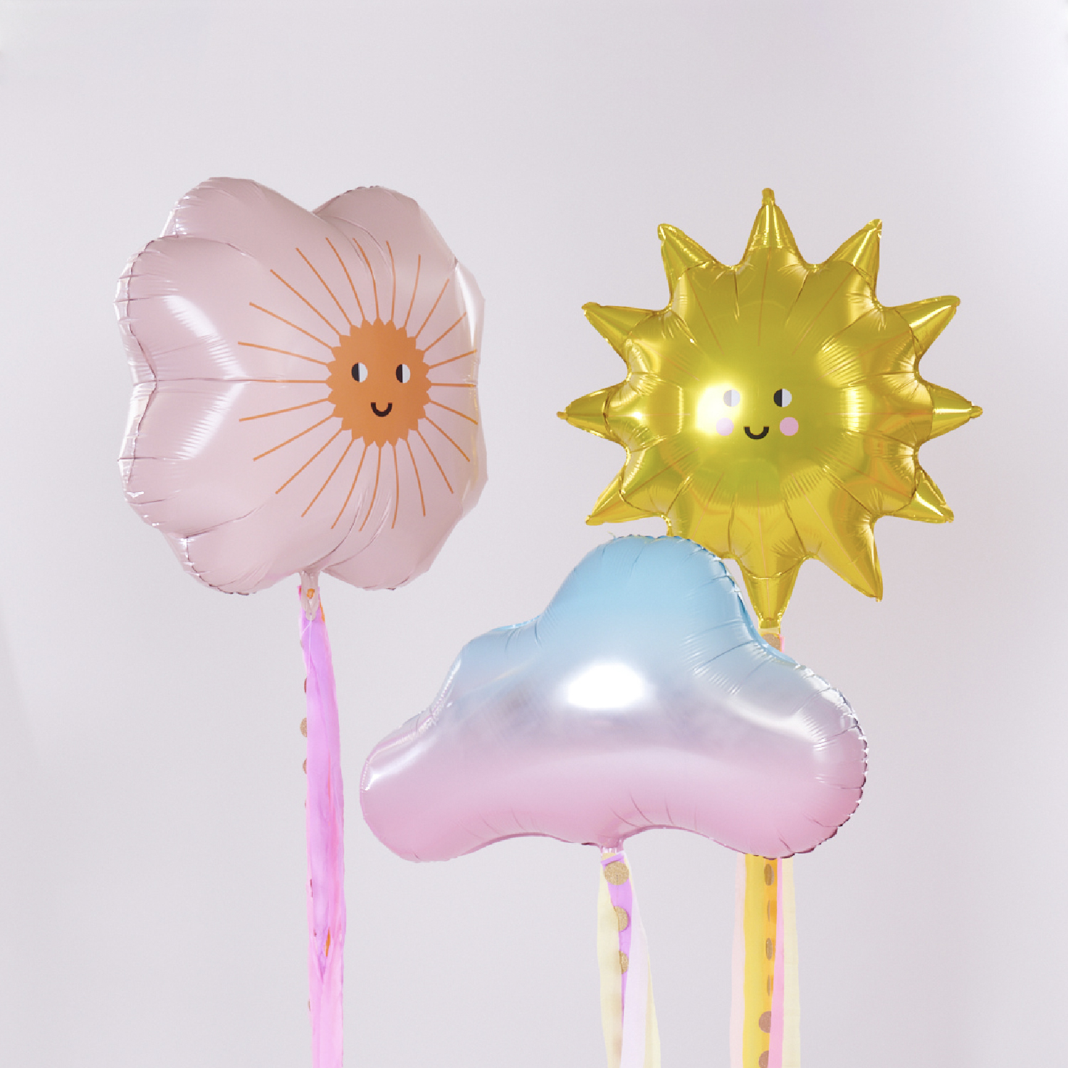 Geburt Taufe Deko Luftballons Wolke Sonne Blume