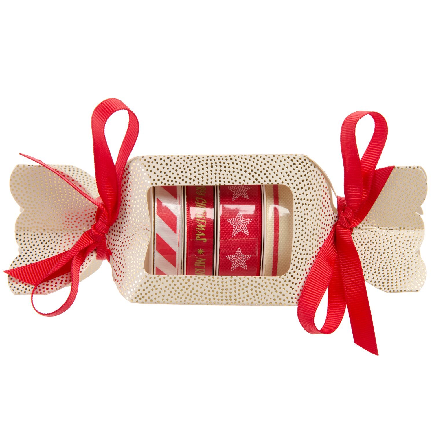 Geschenkband-Set Advent Advent Rot 4 Stück von Rico Design