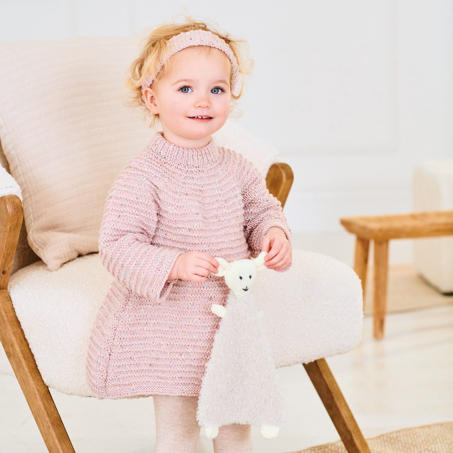Strickset Kleid Modell 04 aus Rico Baby 040