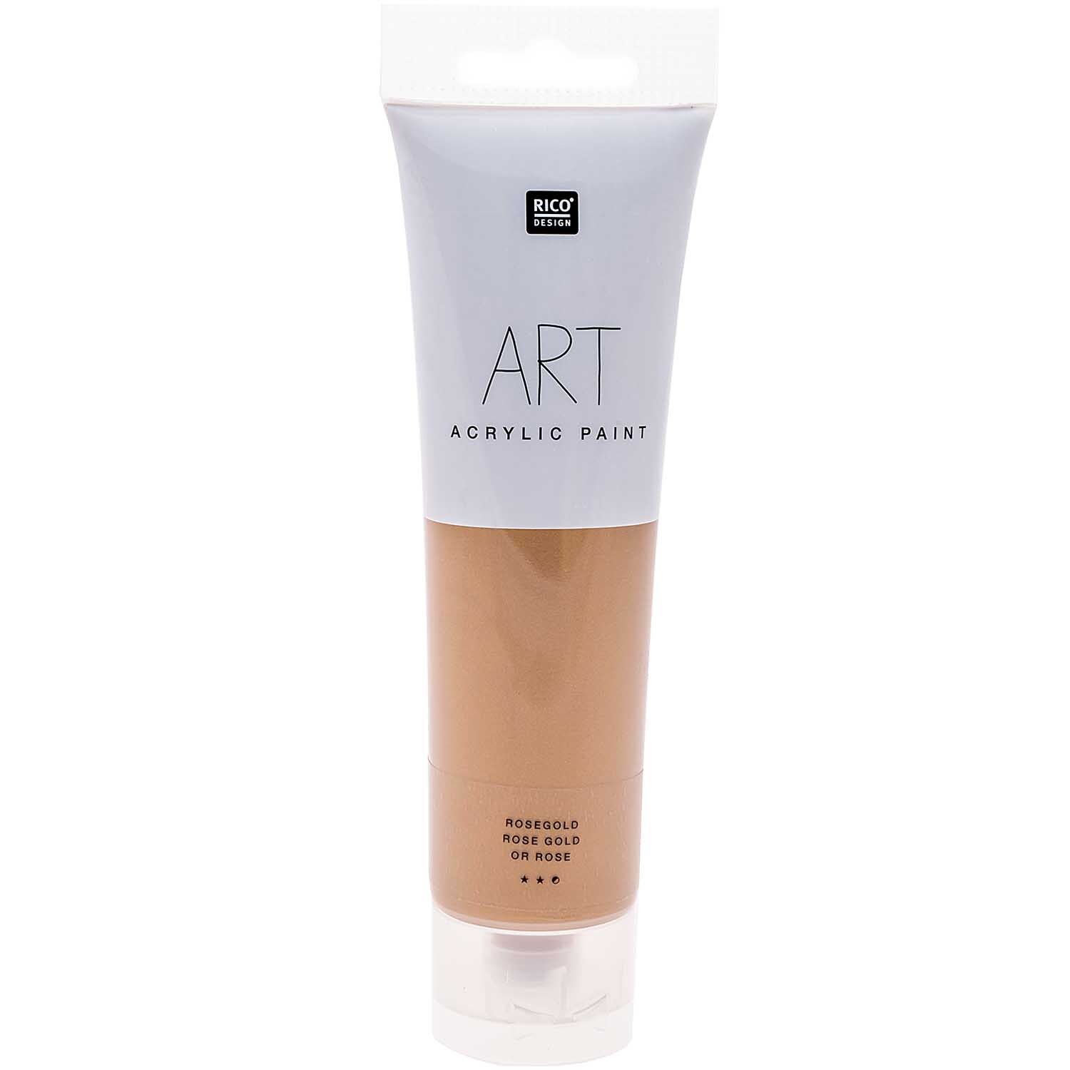 Rico Design ART Künstler Acrylfarbe 100ml Roségold