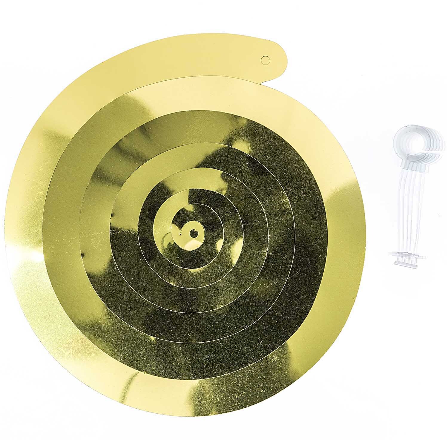 Spiralluftschlangen 50cm 6 Stück Farbe Gold von Rico Design Spiralluftschlangen 50cm 6 Stück: Goldene Spiralen von Rico Design, ideal für festliche Dekorationen.