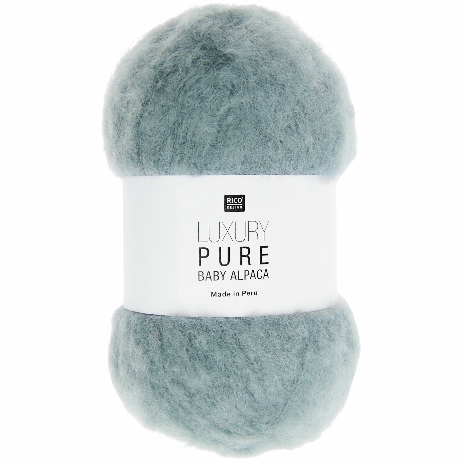 Luxury Pure Baby Alpaca 50g 150m Farbe Rauchblau von Rico Design