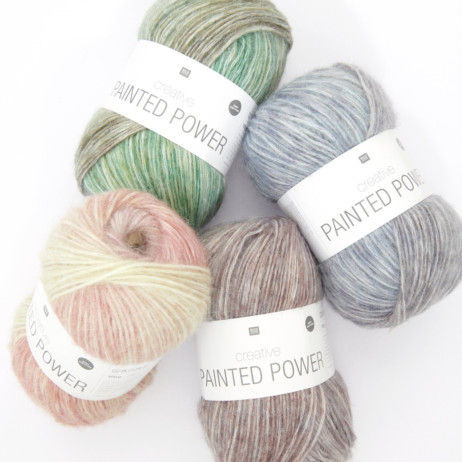 Creative Painted Power 100g 310m Farbe Earthy Pastels von Rico Design Creative Painted Power 100g 310m Farbe Earthy Pastels von Rico Design