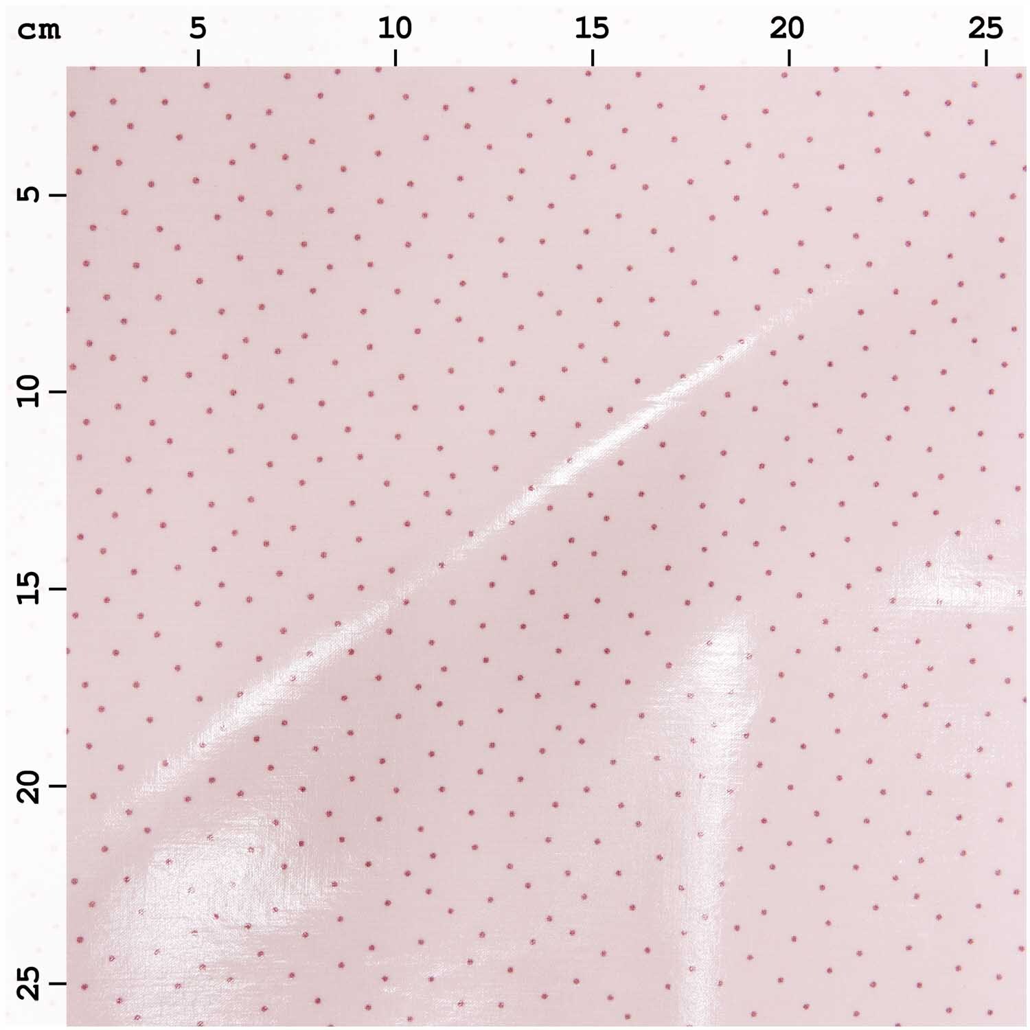 Druckstoff beschichtet Hygge Punkte rosa-metallic 140cm