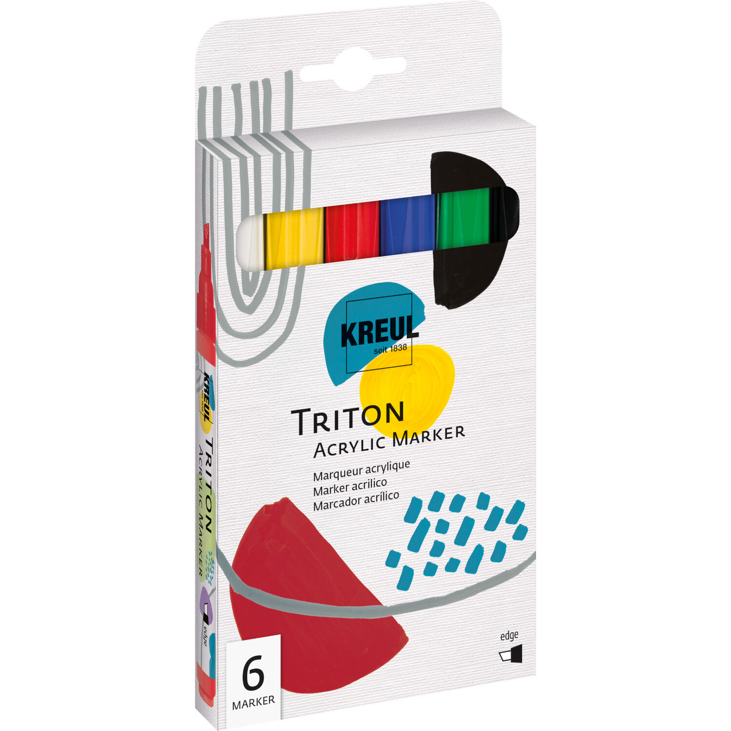 TRITON Acrylic Paint Marker 1-4mm TRITON Acrylic Paint Marker 1-4mm 6-teilig von C.Kreul
