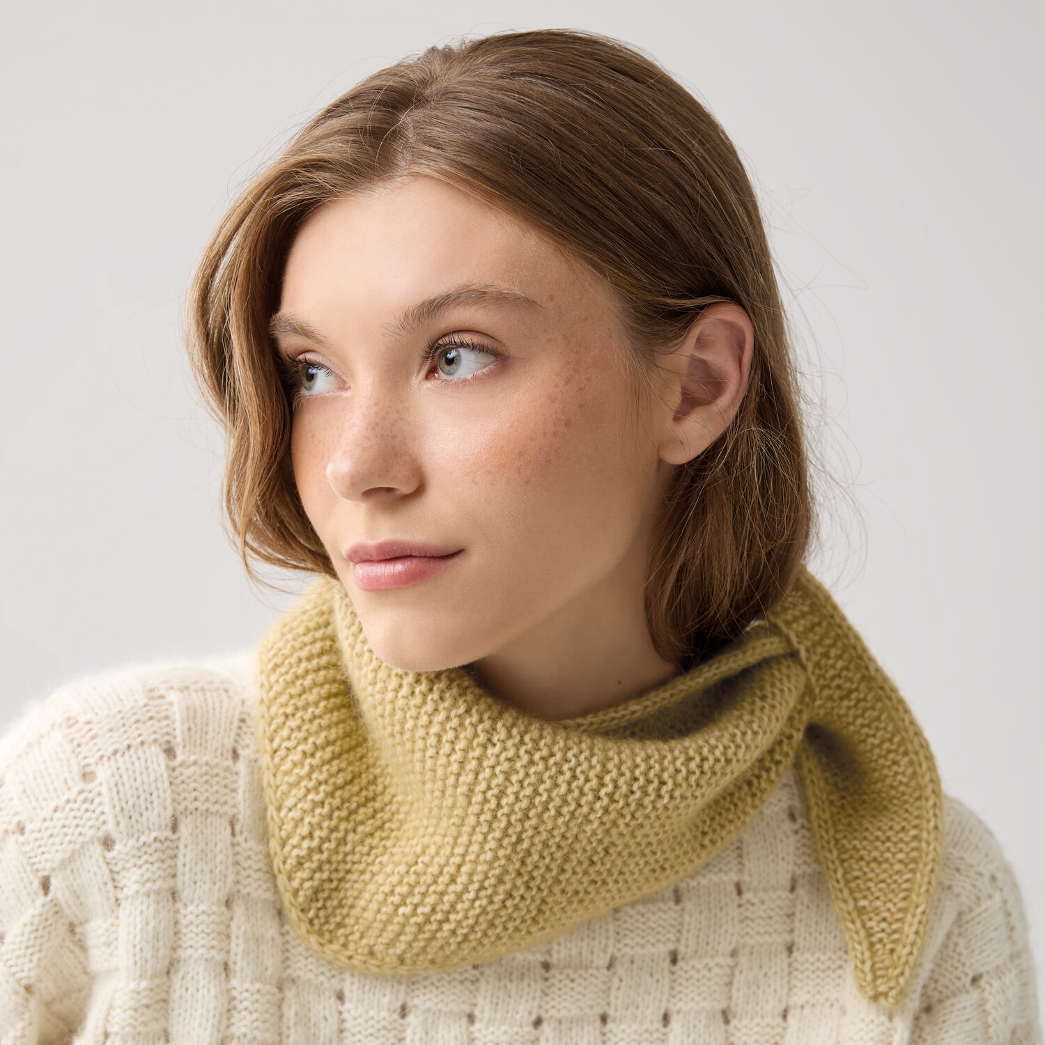 Strickset Tuch Modell 01 aus Luxury Knits - Summer Pieces von Rico Design