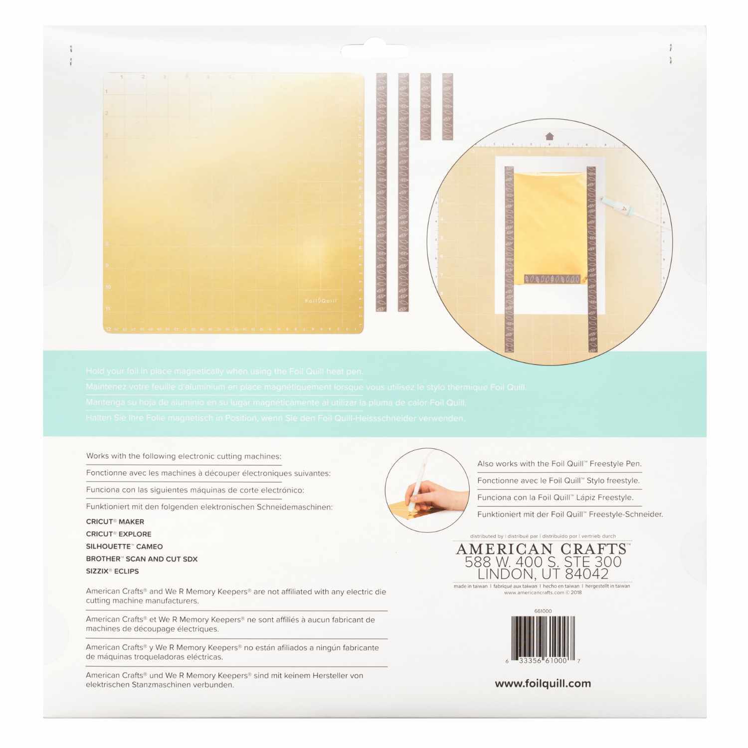 Foil Quill Magnetmatte 30,5x30,5cm von Europe Warehouse 