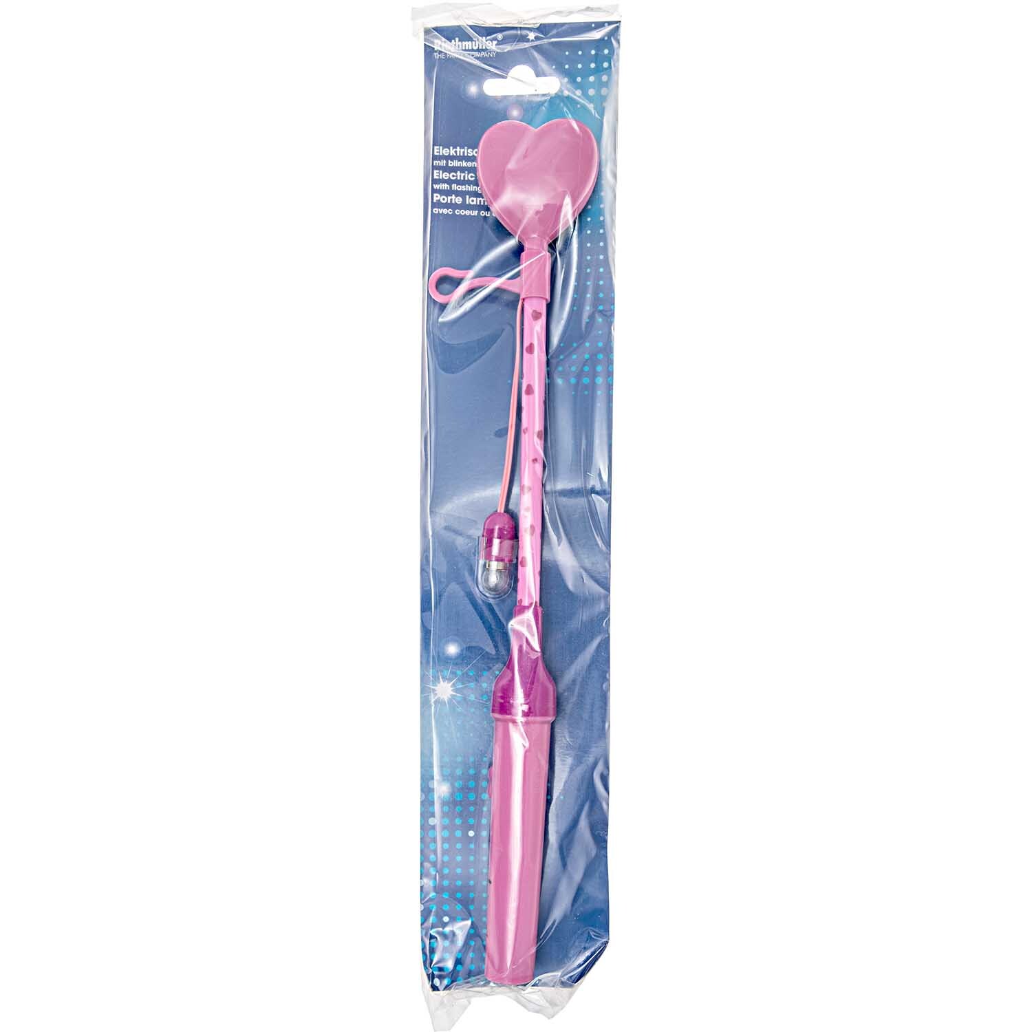 Laternenstab Herz blinkend pink 34cm von Amscan Europe 