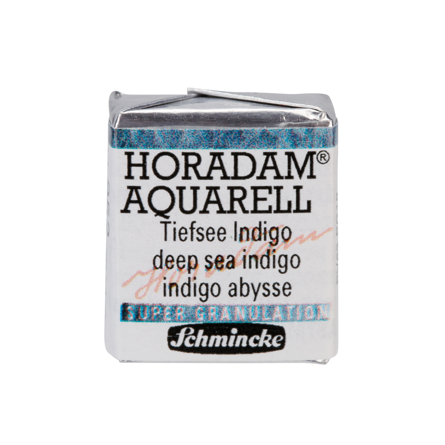 Schmincke HORADAM Aquarellfarbe 1/2 Näpfchen Tiefsee Indigo