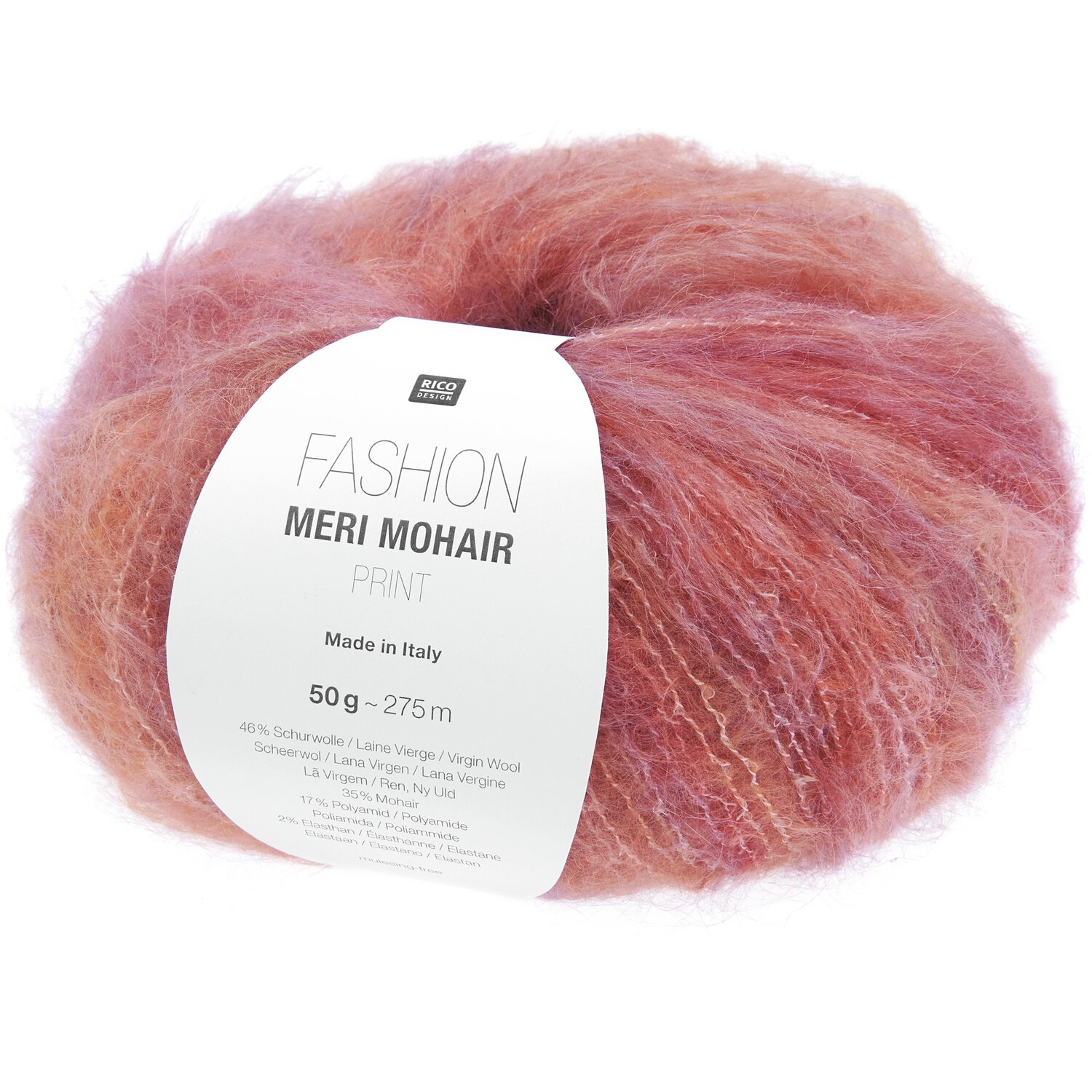 Fashion Meri Mohair Print 50g 275m Farbe Happy Sunrise von Rico Design Fashion Meri Mohair Print 50g 275m Farbe Happy Sunrise von Rico Design
