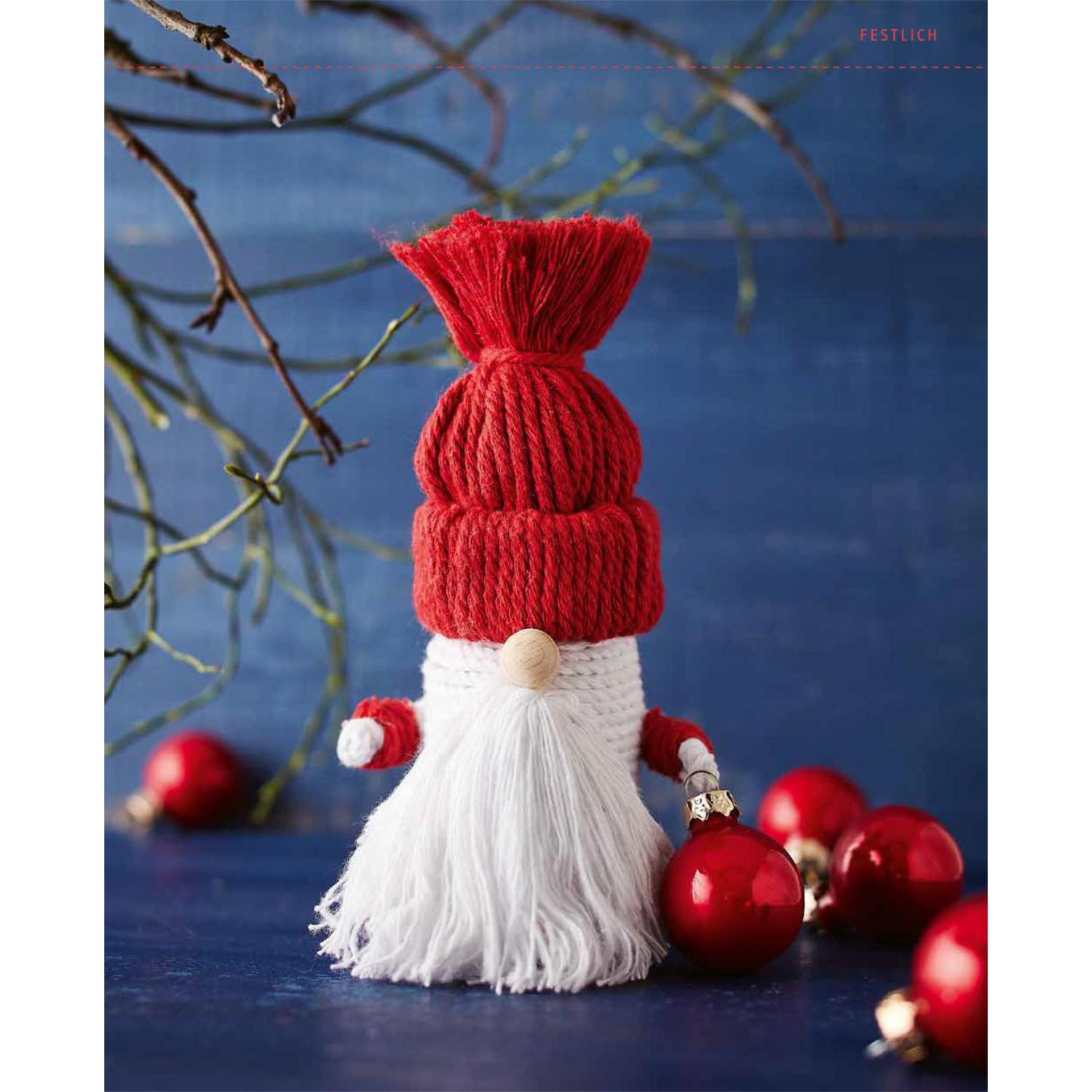 Weihnachtswichtel - Aus Wolle und Klorolle schnell gemacht von frechverlag