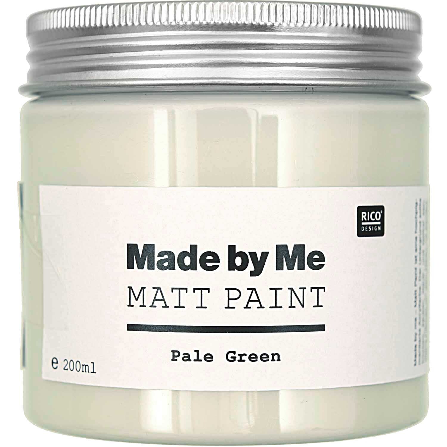 Matt Paint 200ml Farbe Pale Green von Rico Design