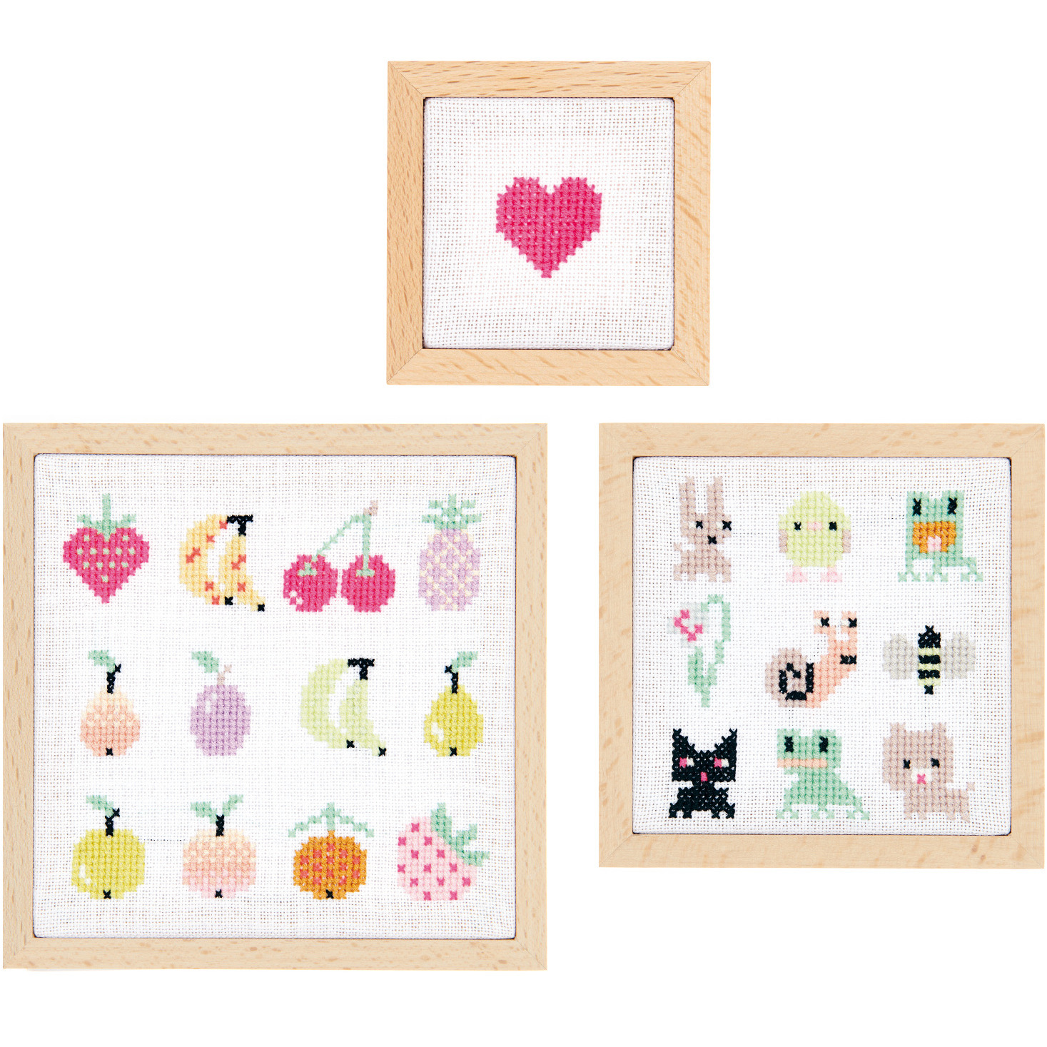 Stickpackung Pixel Art 3er Set Stickpackung Pixel Art 3er Set