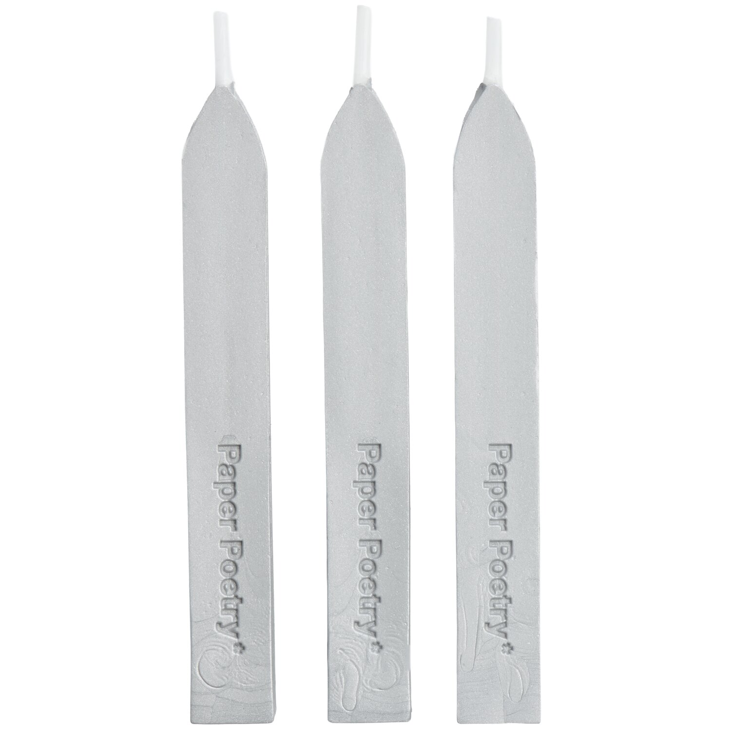 Siegelwachs Sticks Farbe Silber von Rico Design