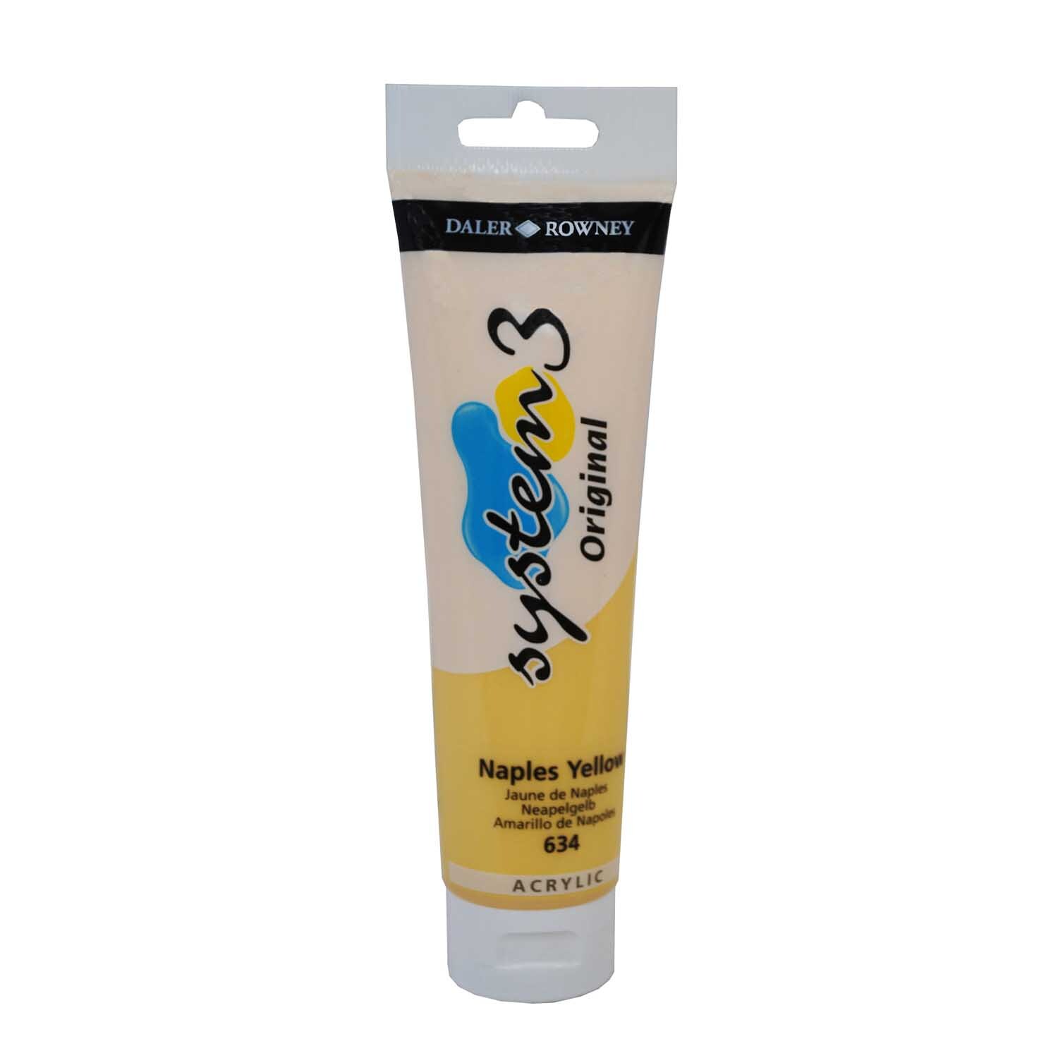 Daler-Rowney System 3 150ml Naples Yellow