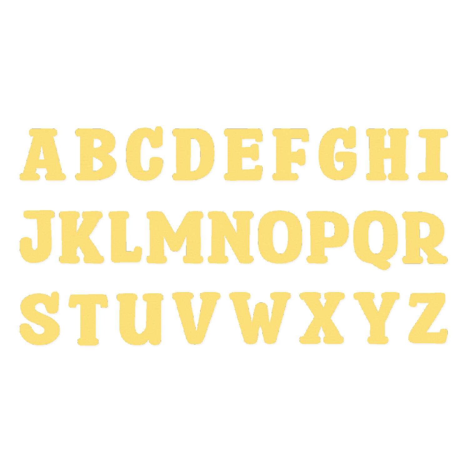 Thinlits Die Set Nora Alphabet 26-teilig von idee. Creativmarkt 