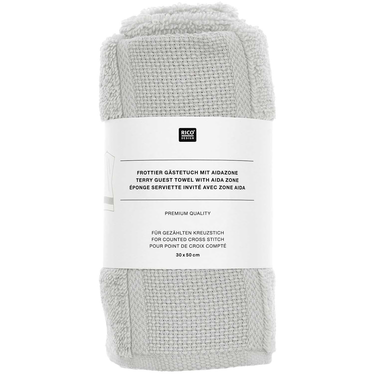 Gästetuch, Hellgrau, Organic, GOTS Gästetuch, Hellgrau, Organic, GOTS