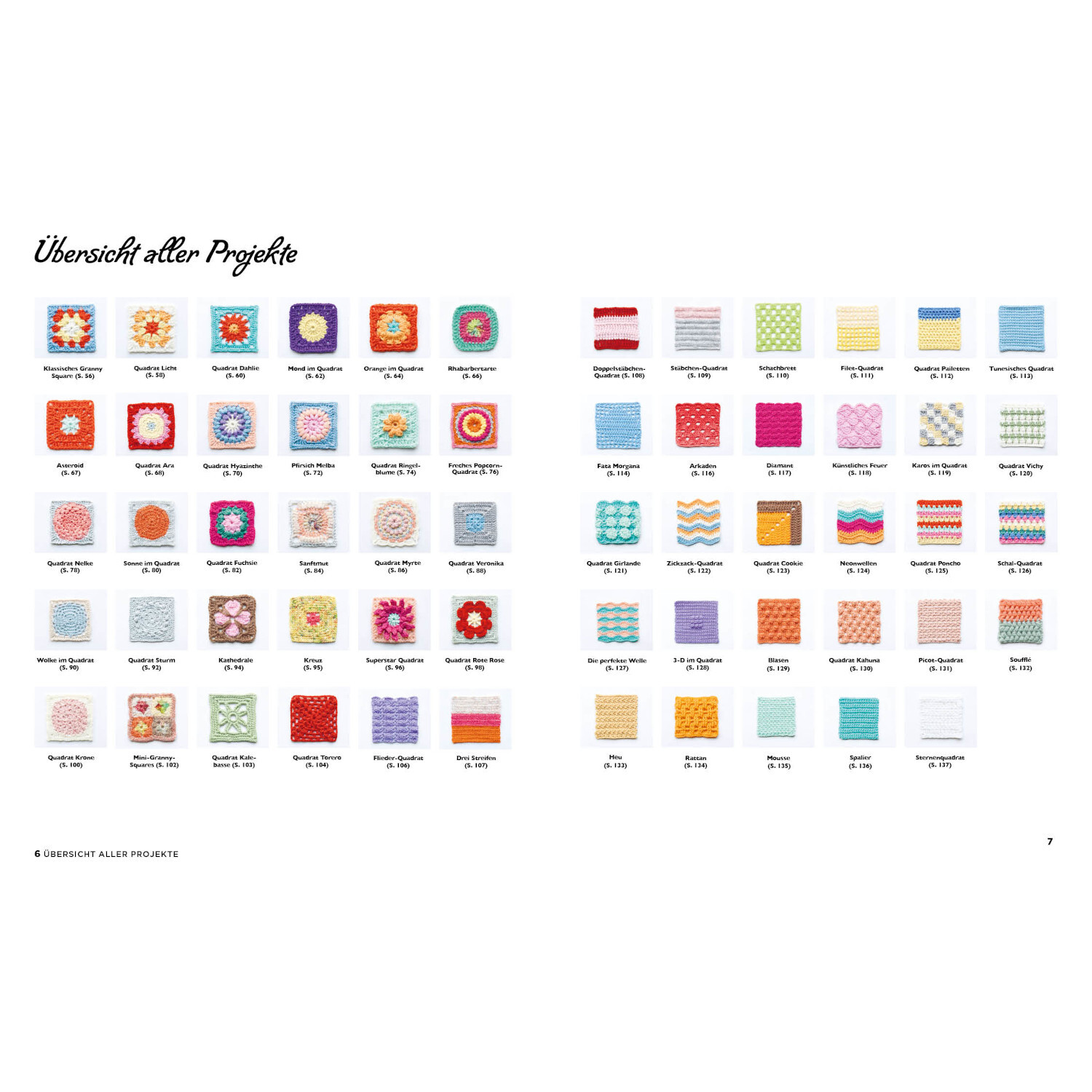 Musterbibel Granny Squares - Blumenzauber von Edition Michael Fischer 