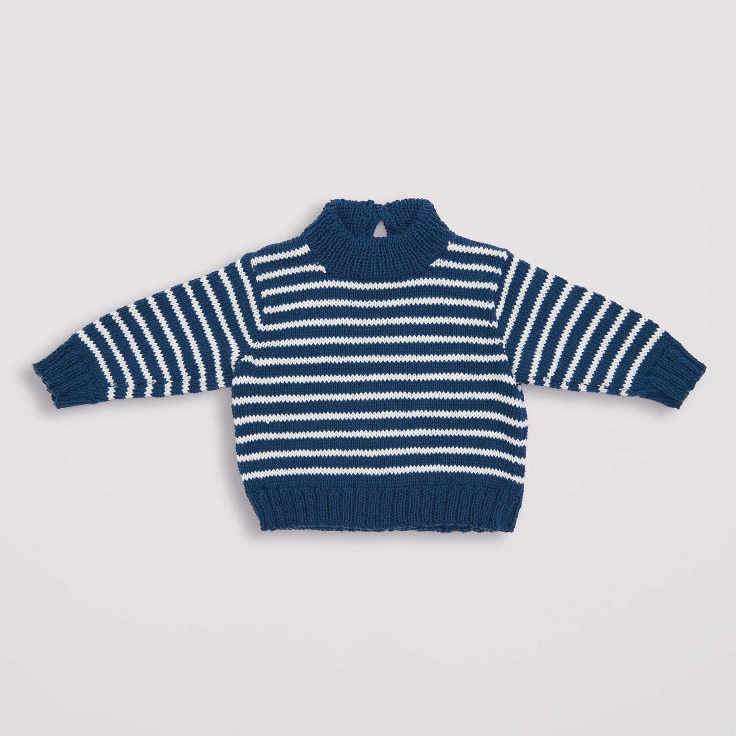 Strickanleitung Pullover aus Baby Organic Cotton von Rico Design