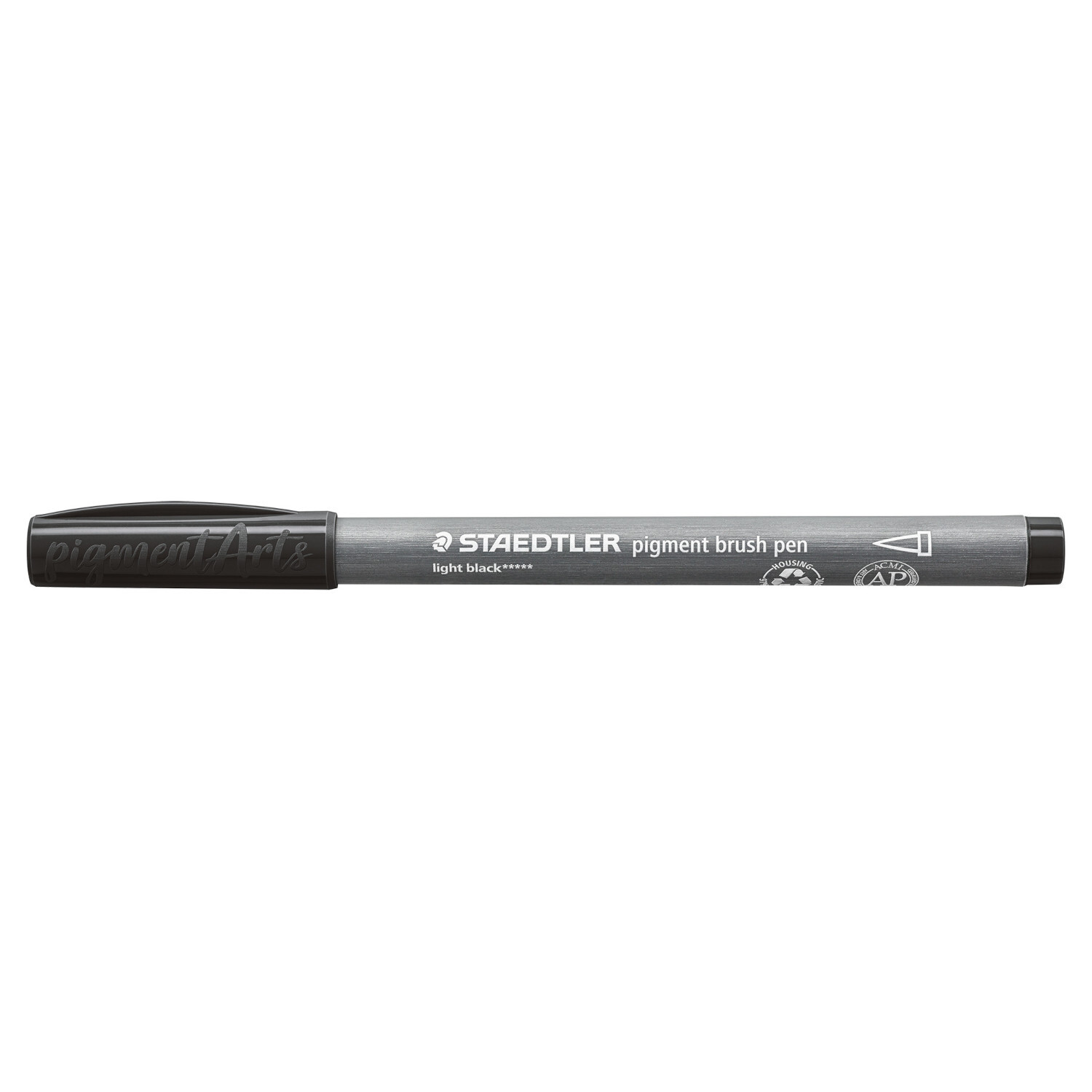 Staedtler Pigment Brush Pen Hellschwarz