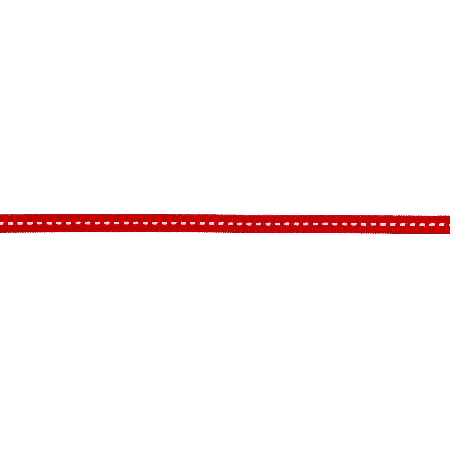 Paper Poetry Webband mit Naht Rot-Weiß  7mmx3m von Rico Design
