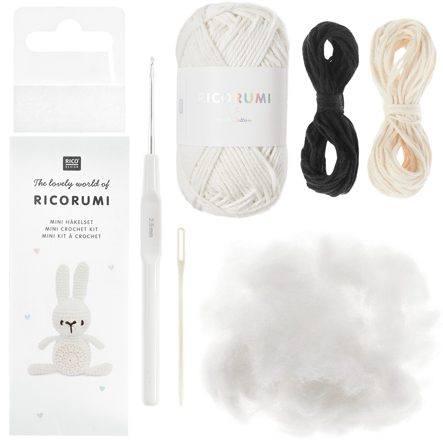 Ricorumi Mini Easy Häkelset - Häschen von Rico Design