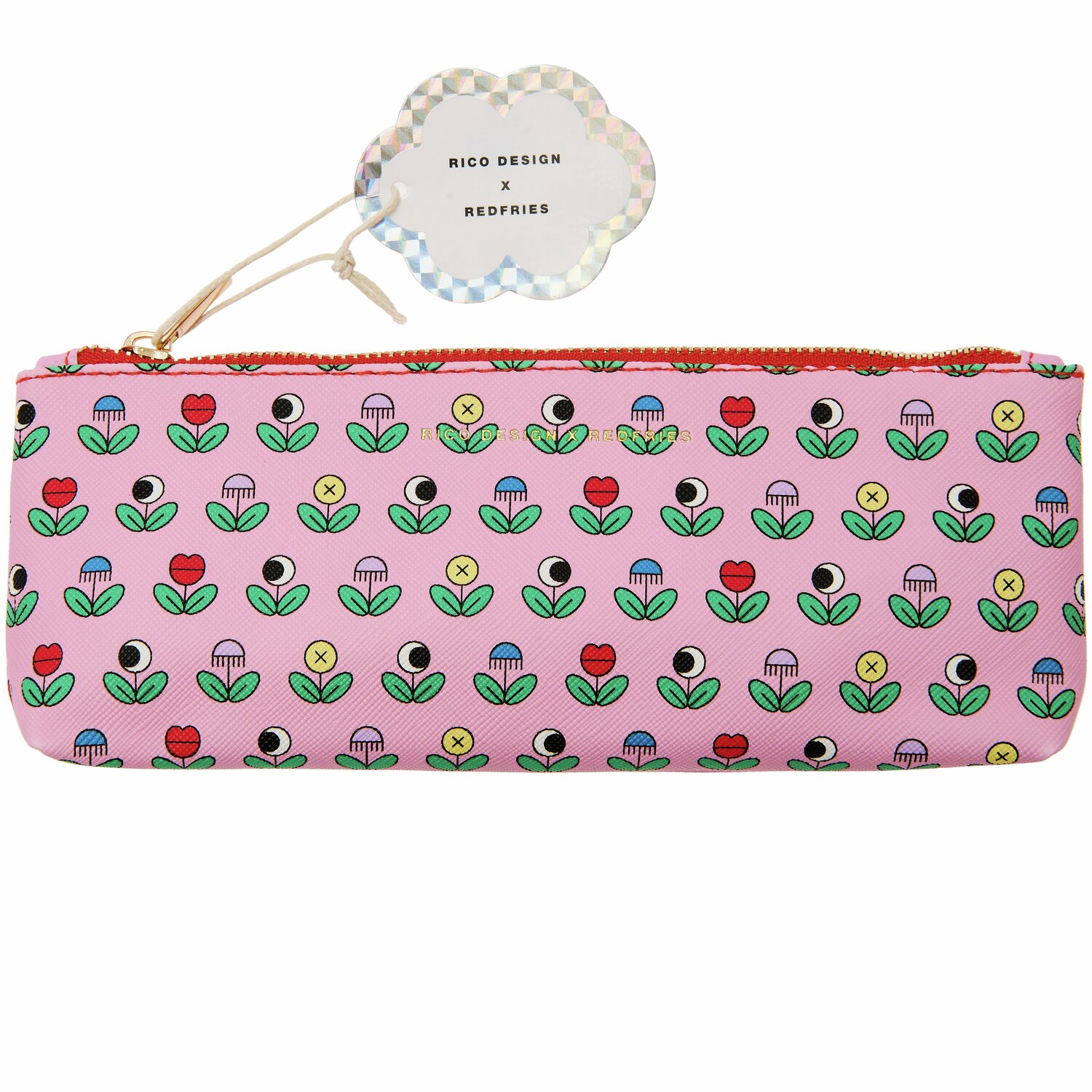 Rico Design x Redfries Etui M Blumen 20x6,5cm von Rico Design