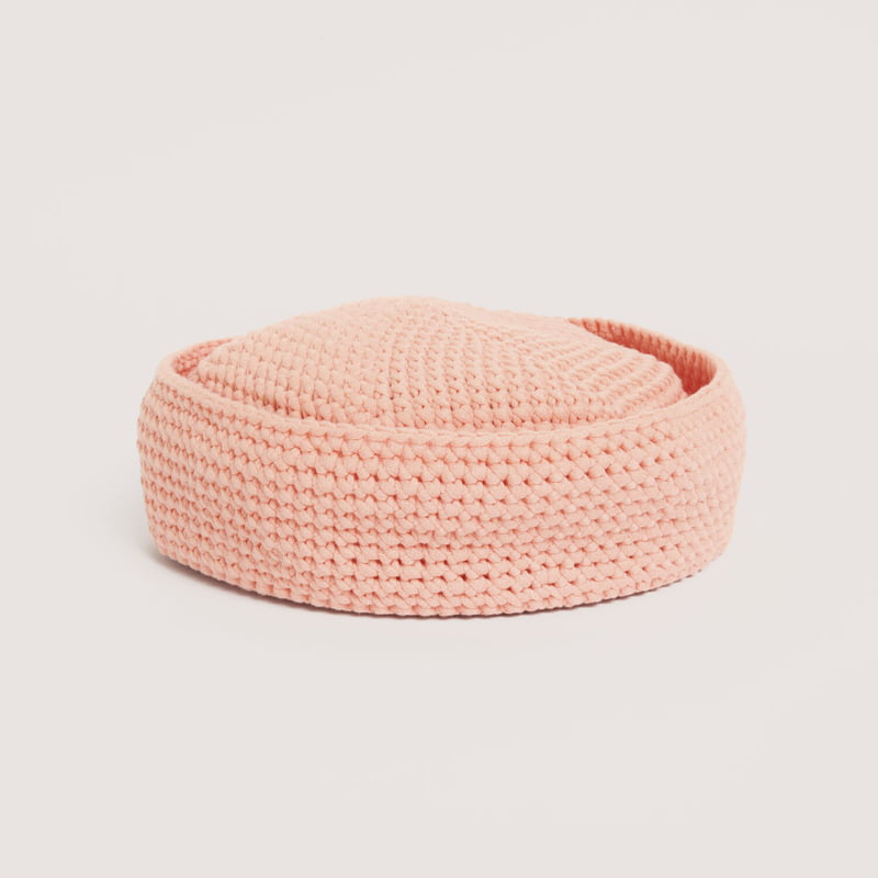 Gehäkelter Sailor-Hat in Pfirsich: Modell 02 aus dem Heft Made by Me No. 22