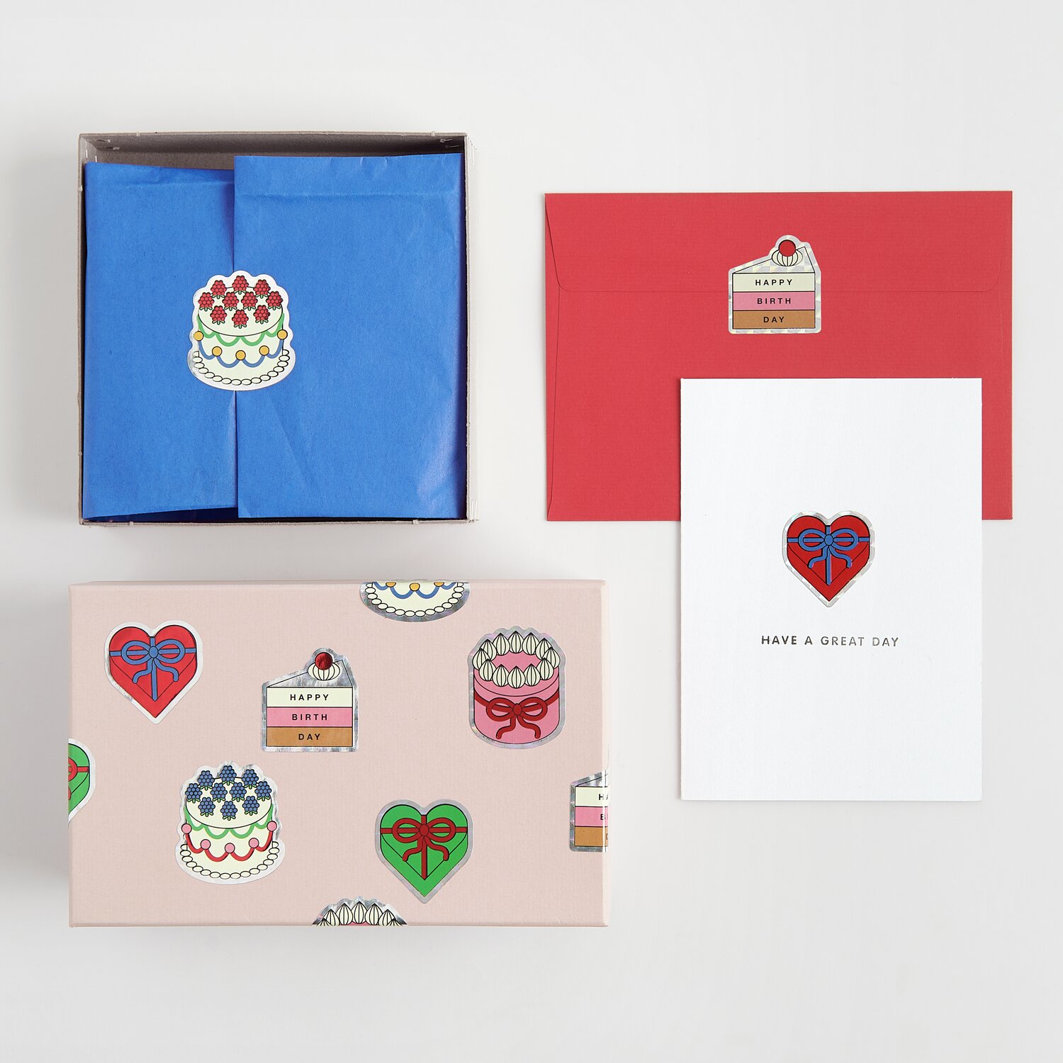 Rico Design x Redfries Sticker auf Rolle Torten 100 Stück von Rico Design