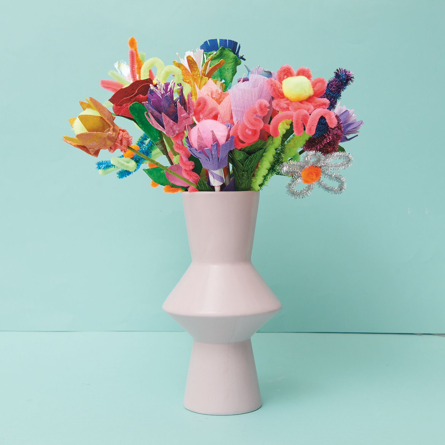 Bastelanleitung Blumen aus Eierkarton von Rico Design