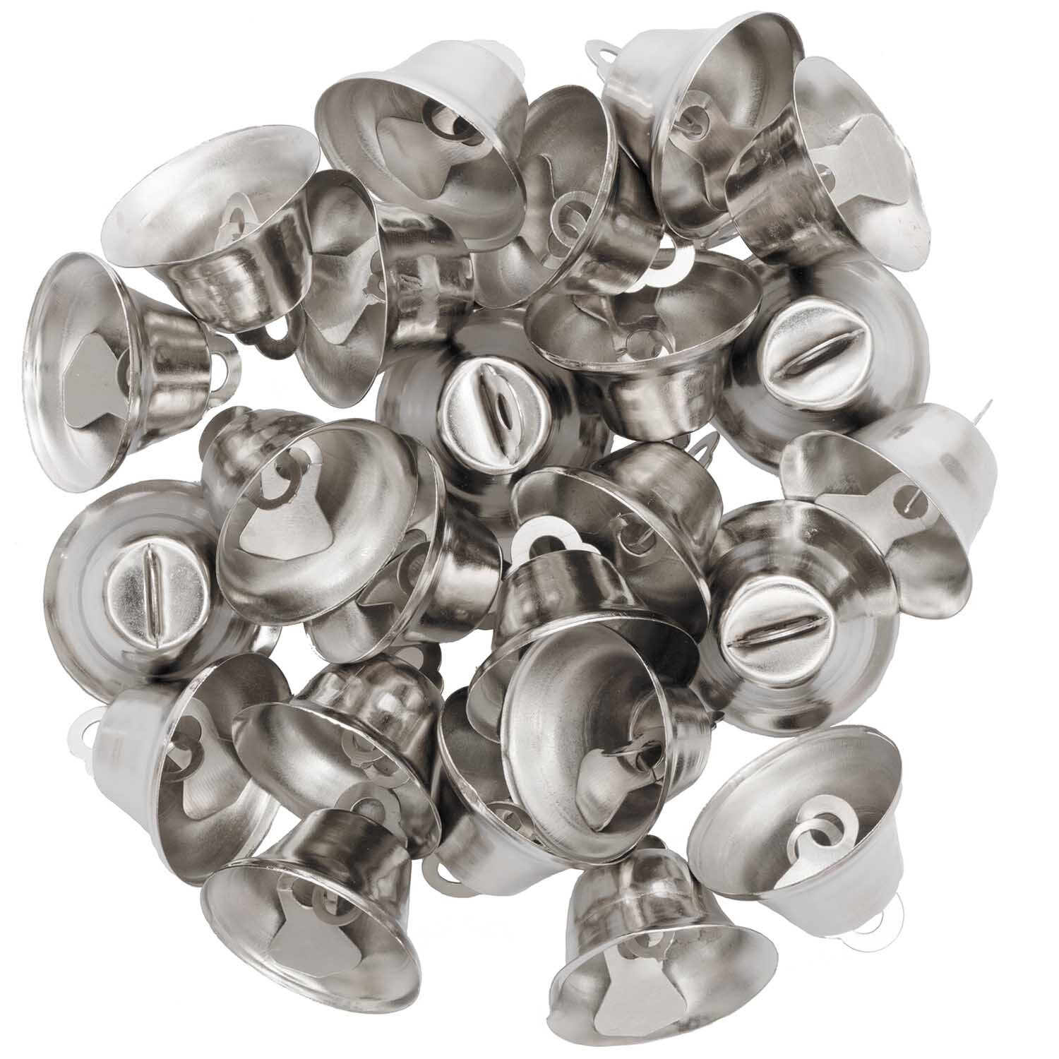 Metallglöckchen silberfarbig Metallglöckchen silberfarbig