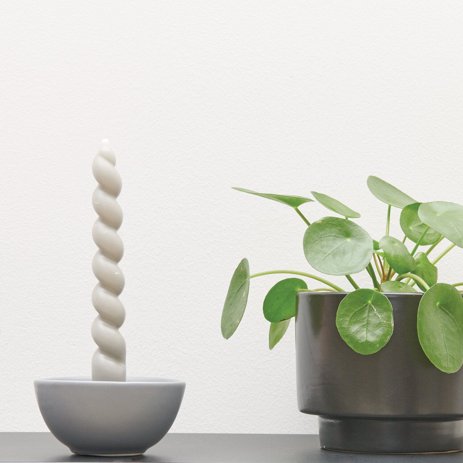 Keramik Topf 14x14x11cm Farbe Schwarz von Rico Design