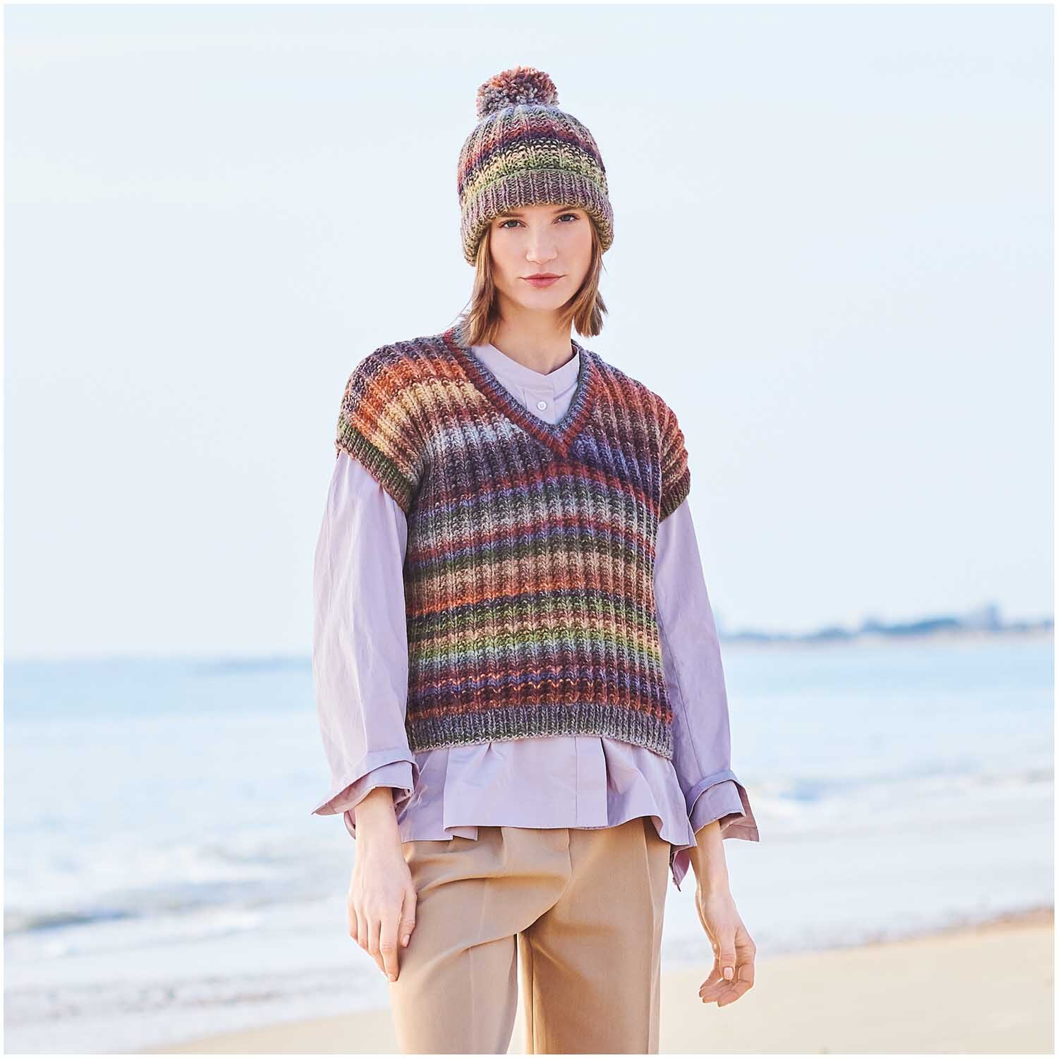 Strickset Mütze Modell 20 aus Lovewool Nr. 17