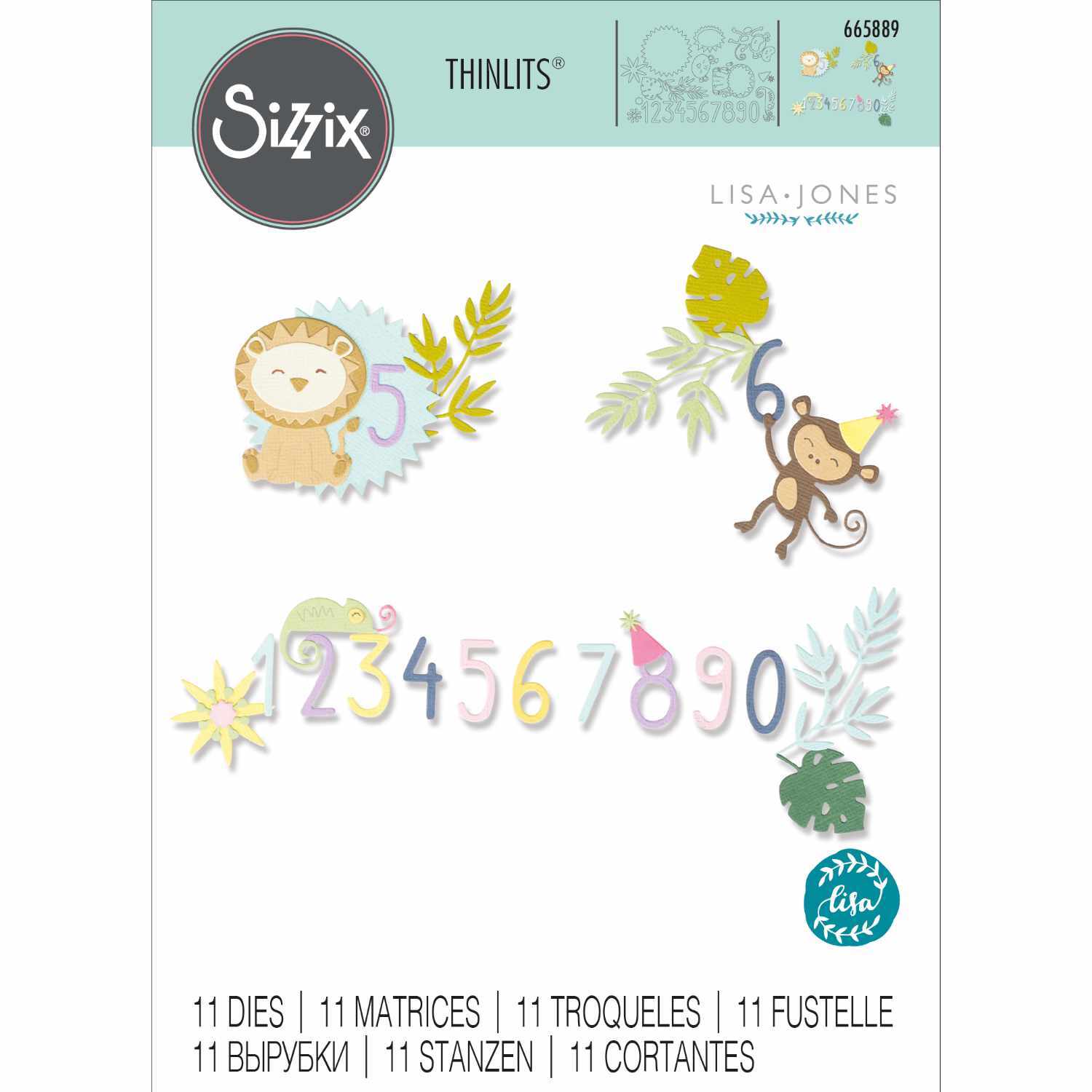 Thinlits Die Jungle Fun by Lisa Jones Thinlits Die Jungle Fun by Lisa Jones