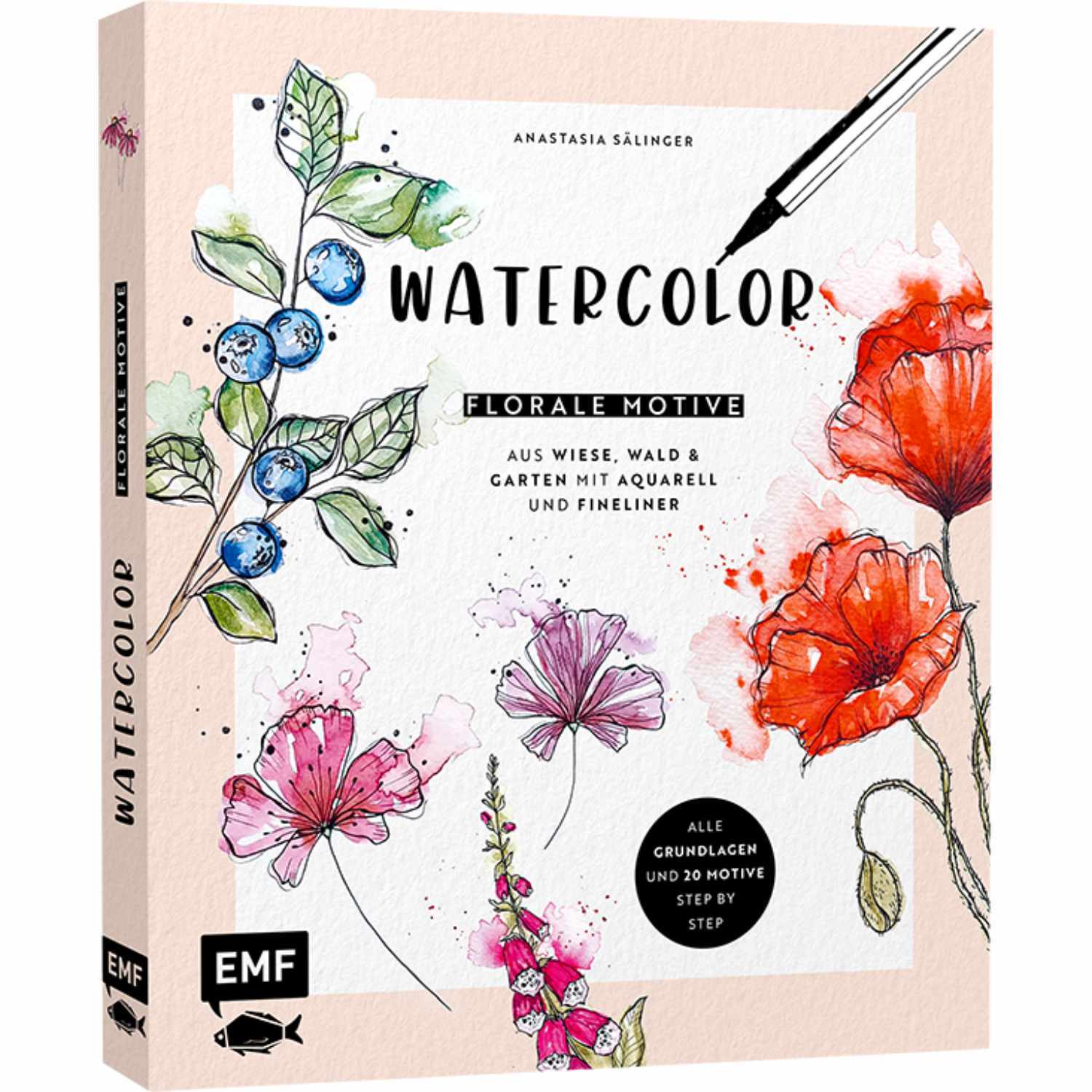 Watercolor - Florale Motive aus Wiese, Wald & Garten Watercolor - Florale Motive aus Wiese, Wald & Garten