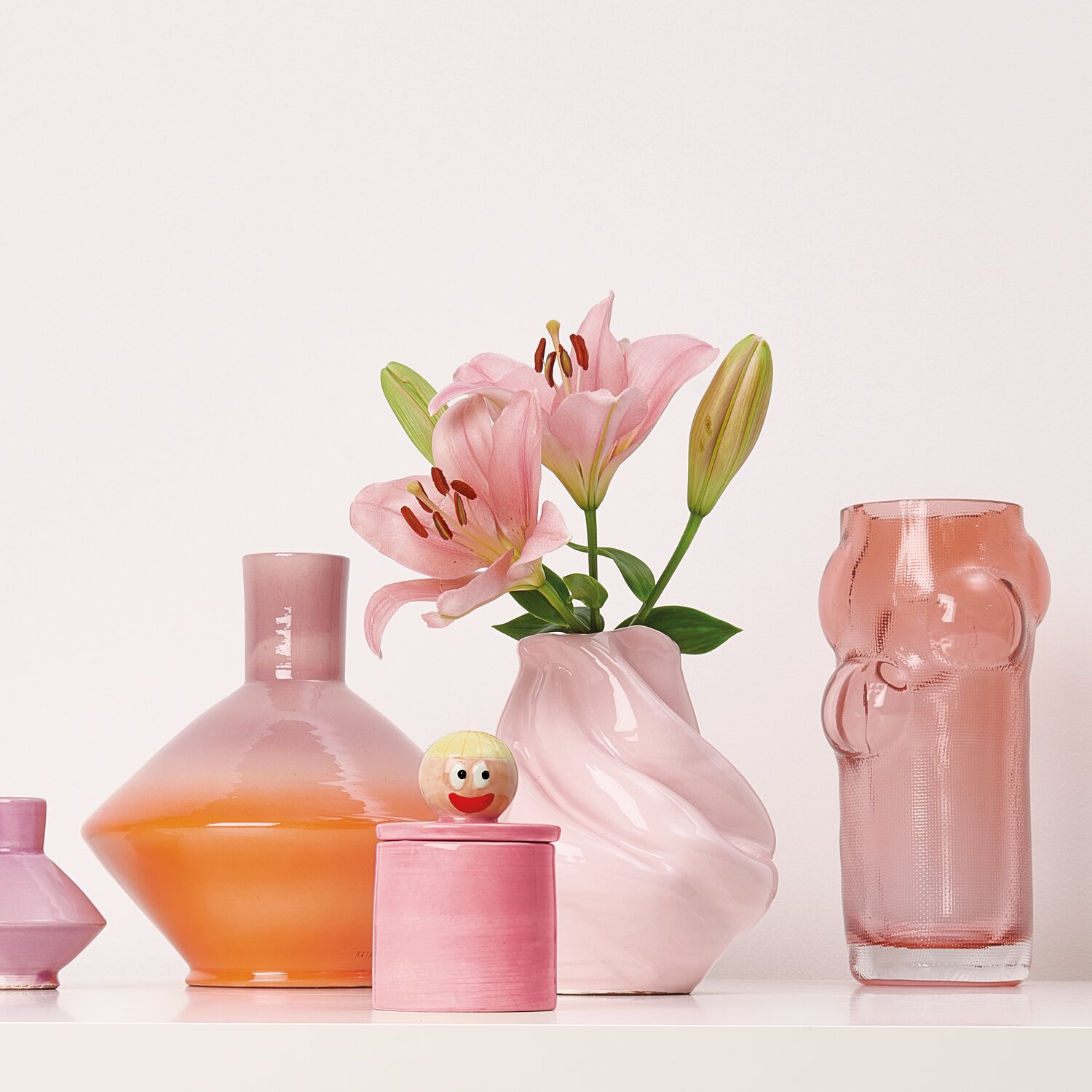 Rico Design x Redfries Keramik Dose mit Deckel Eye Candy 12cm Ø8cm von Rico Design