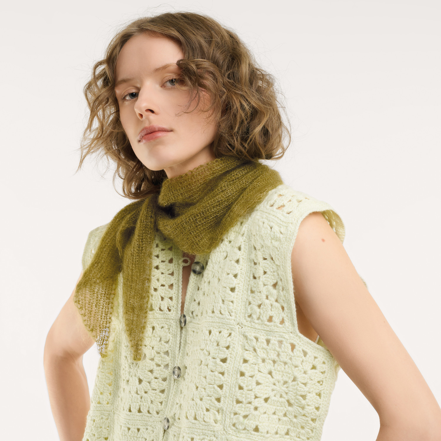 Strickset Tuch Modell 09 B aus Made by Me No. 22 von Rico Design