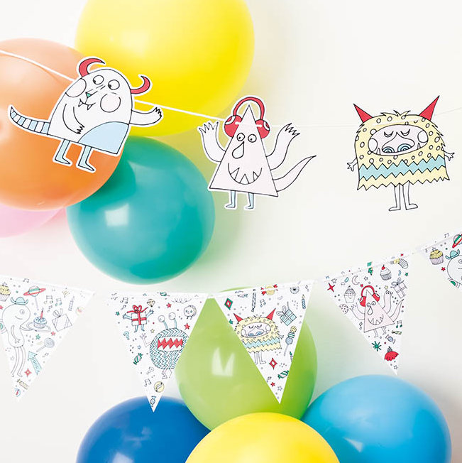 Geburtstag Kindergeburtstag Monster