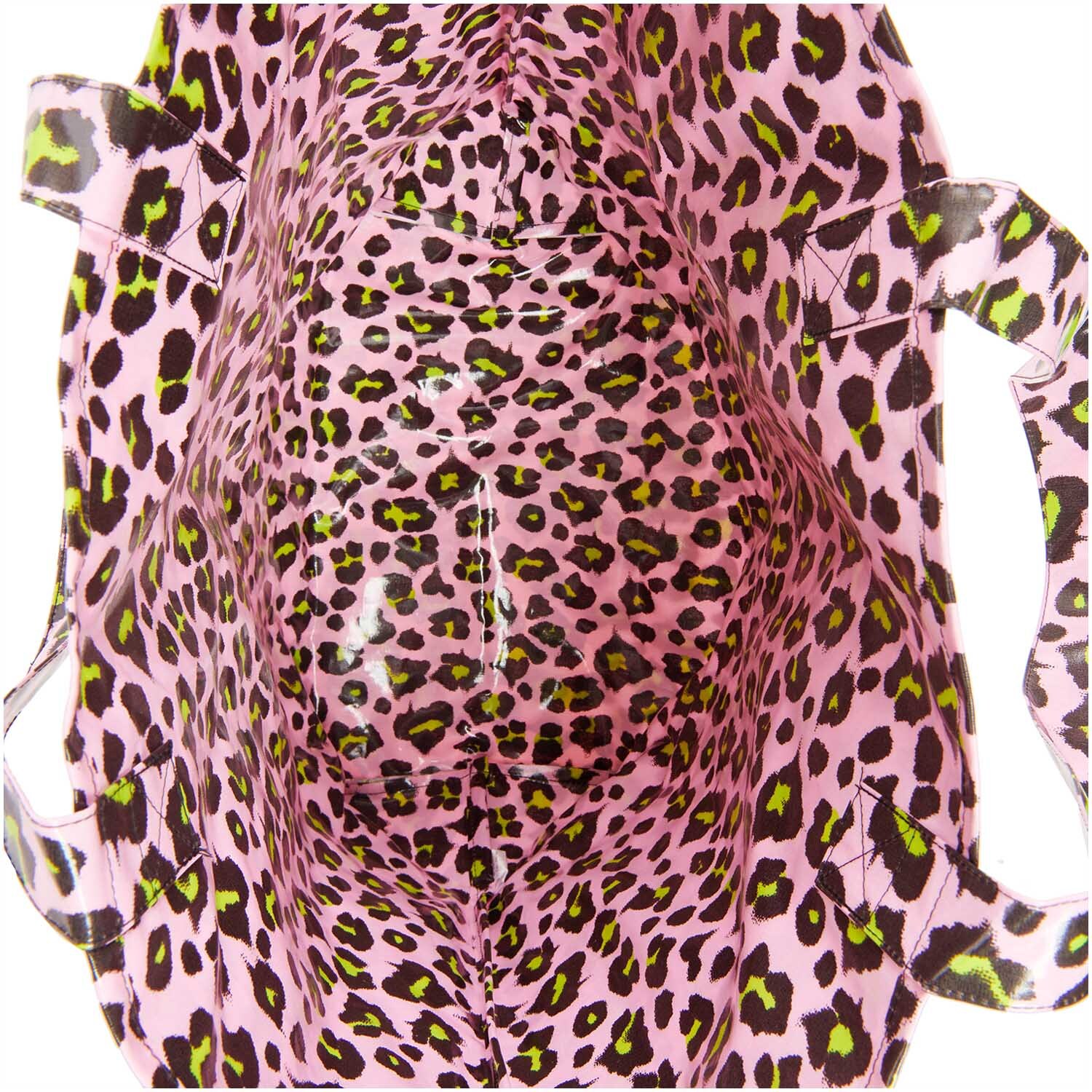 PVC-Shopper Acid Leo rosa 41x55x19cm von Rico Design