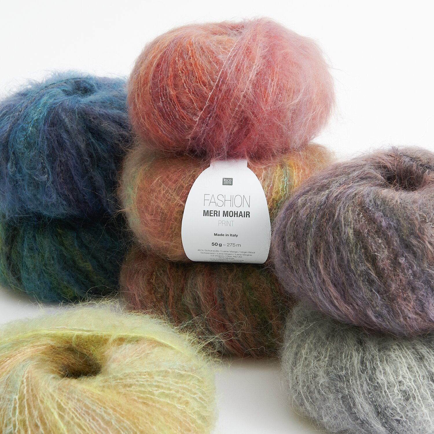 Fashion Meri Mohair Print 50g 275m Farbe Fresh Lime von Rico Design Fashion Meri Mohair Print 50g 275m Farbe Fresh Lime von Rico Design