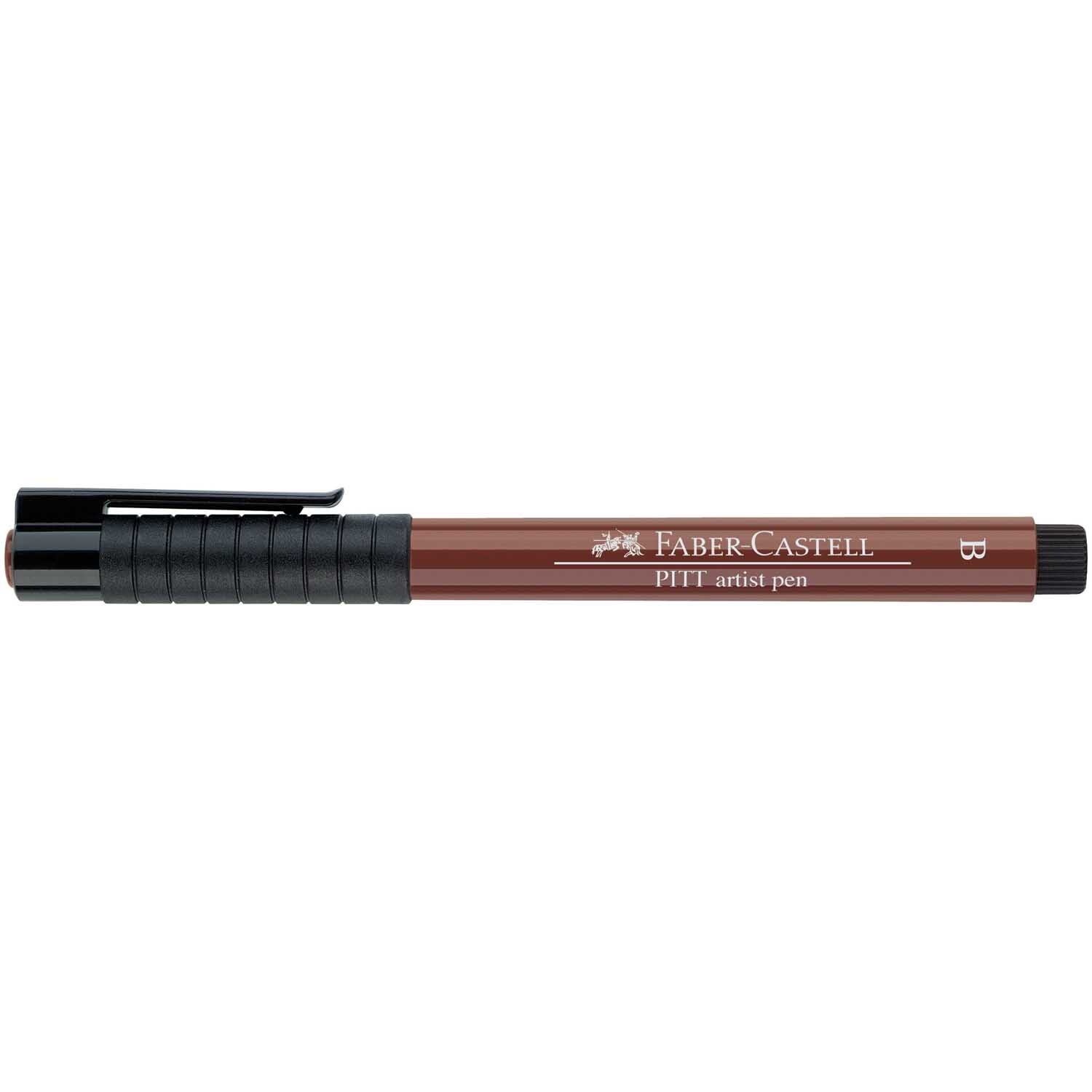 Faber Castell PITT artist pen brush Caput Mortuum