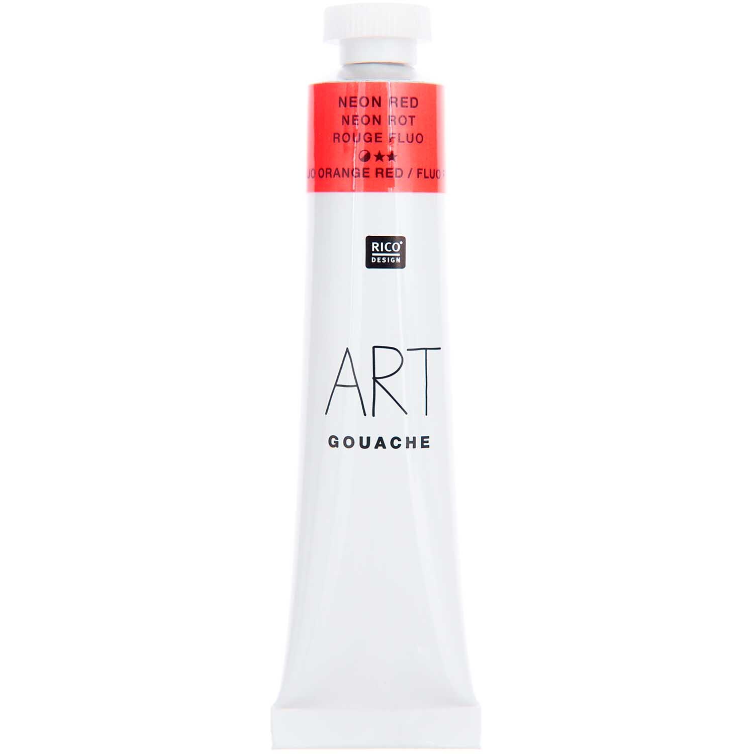 Rico Design ART Gouache 22ml Neon Rot