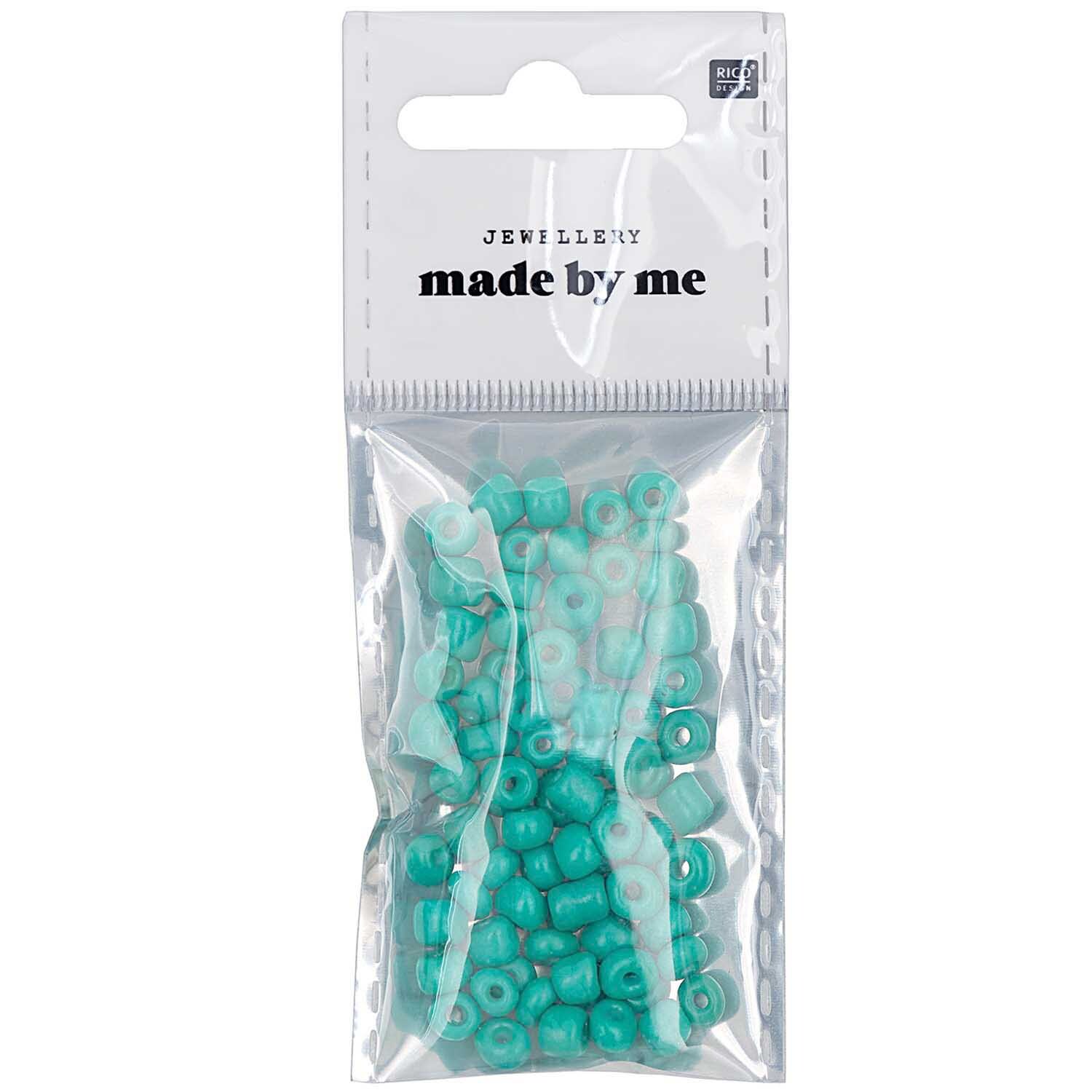 Keramik-Perlen natur 5mm 12g