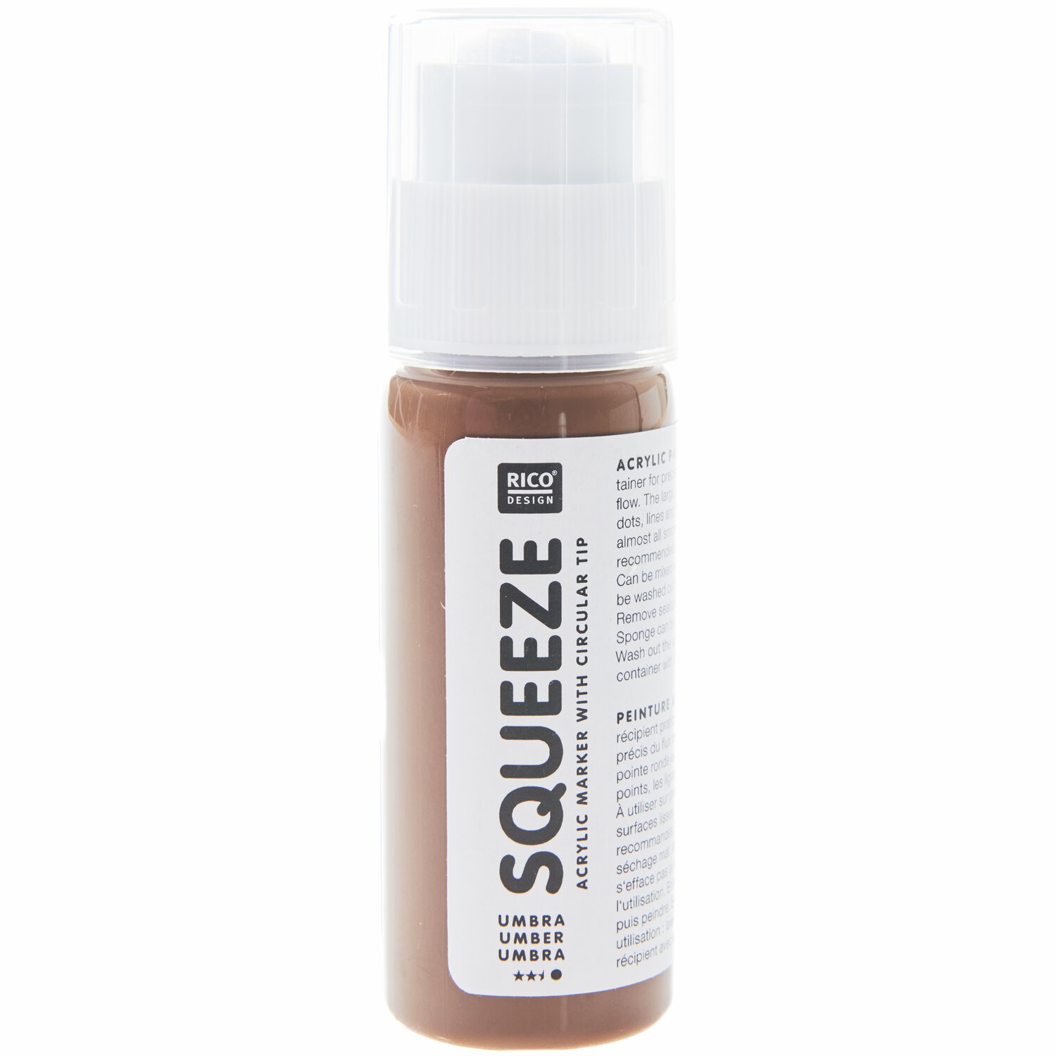 Rico Design Squeeze Acrylic Marker 60ml Umbra