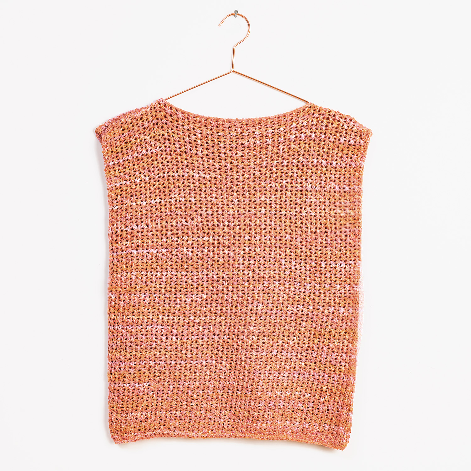 Strickanleitung Lochmuster-Top aus Creative Cotton Colour Coated von idee. Creativmarkt 